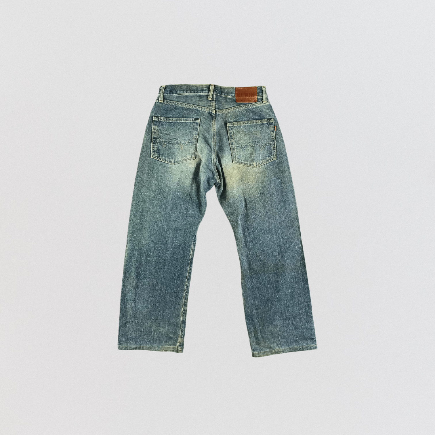 Edwin Vintage Blue Wash Edwin 505 Selvedge Jeans-JM3606 Size US 31 - 2 Thumbnail