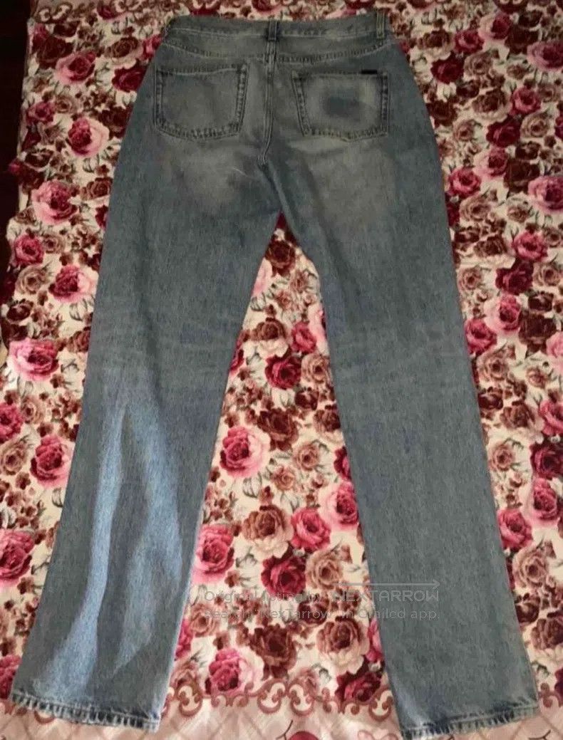 Saint Laurent Paris Saint Laurent Paris Seam wide-leg denim pants size 30 i Size US 30 / EU 46 - 3 Thumbnail