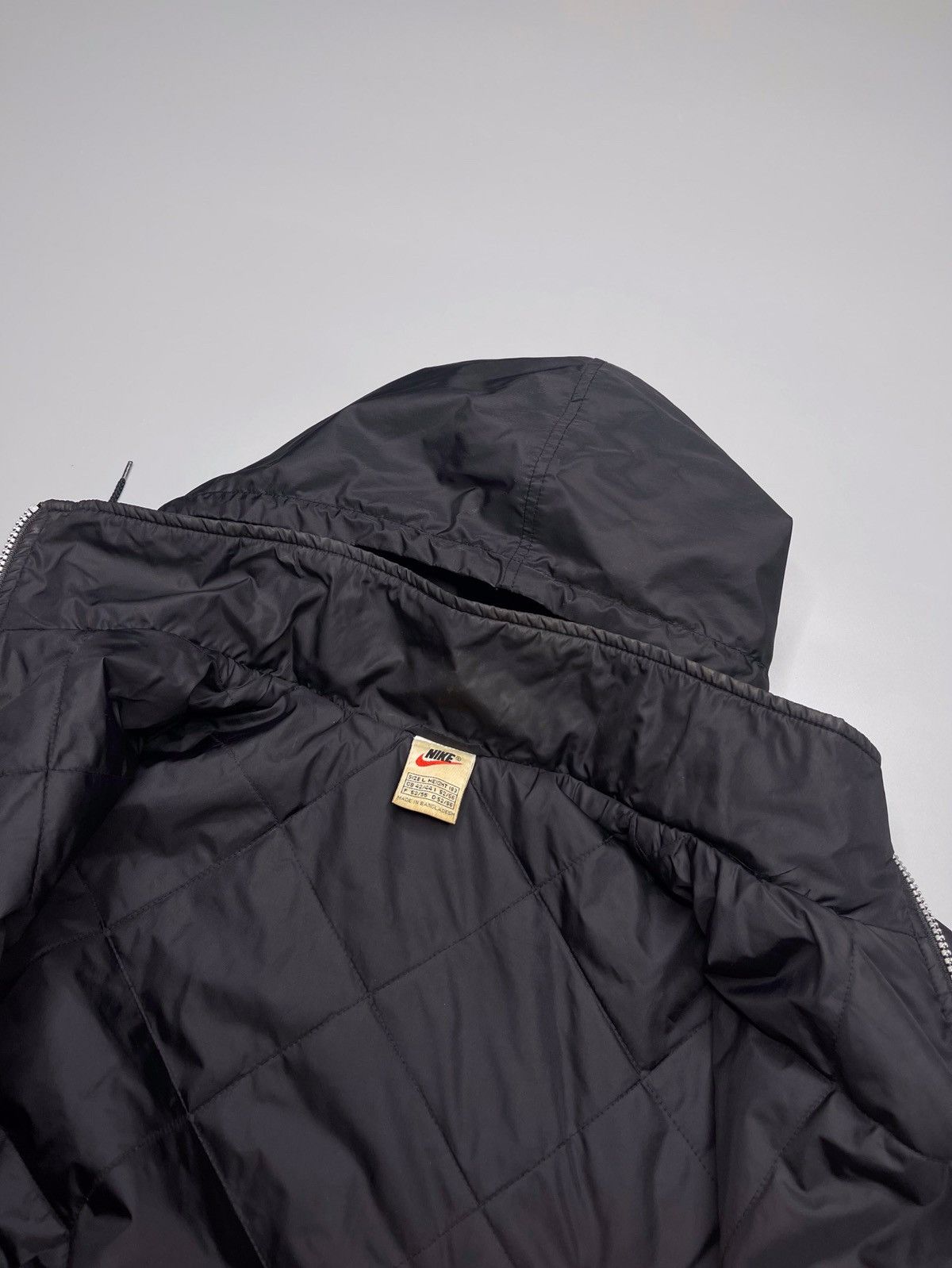 Nike × Vintage Vintage Y2k Nike Nylon Big Logo Jacket Size US L / EU 52-54 / 3 - 9 Thumbnail