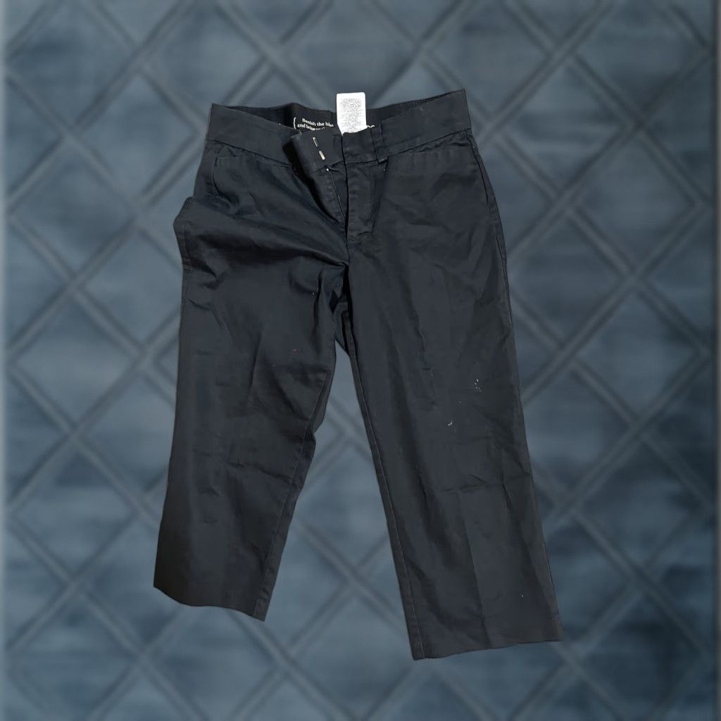 Dockers DOCKERS Women Capri Fit Cropped Pant Black Size 6 Capri Pants Womens Straight Leg Crop 6 Black Size 28" / US 6 / IT 42 - 1 Thumbnail