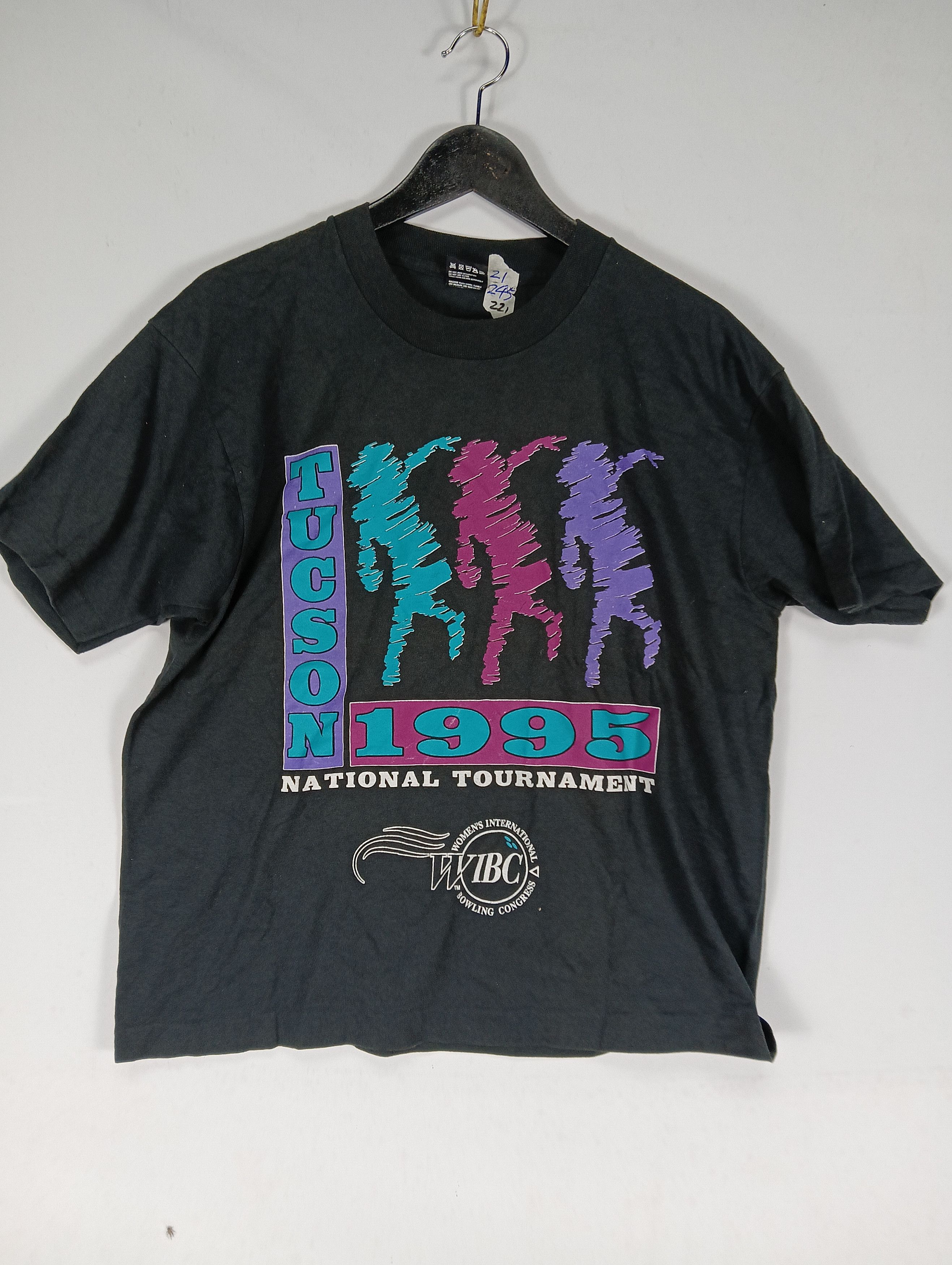 Fruit Of The Loom VINTAGE TUSCON NATIONAL BOWLING 1995 TEE Size US L / EU 52-54 / 3 - 1 Thumbnail