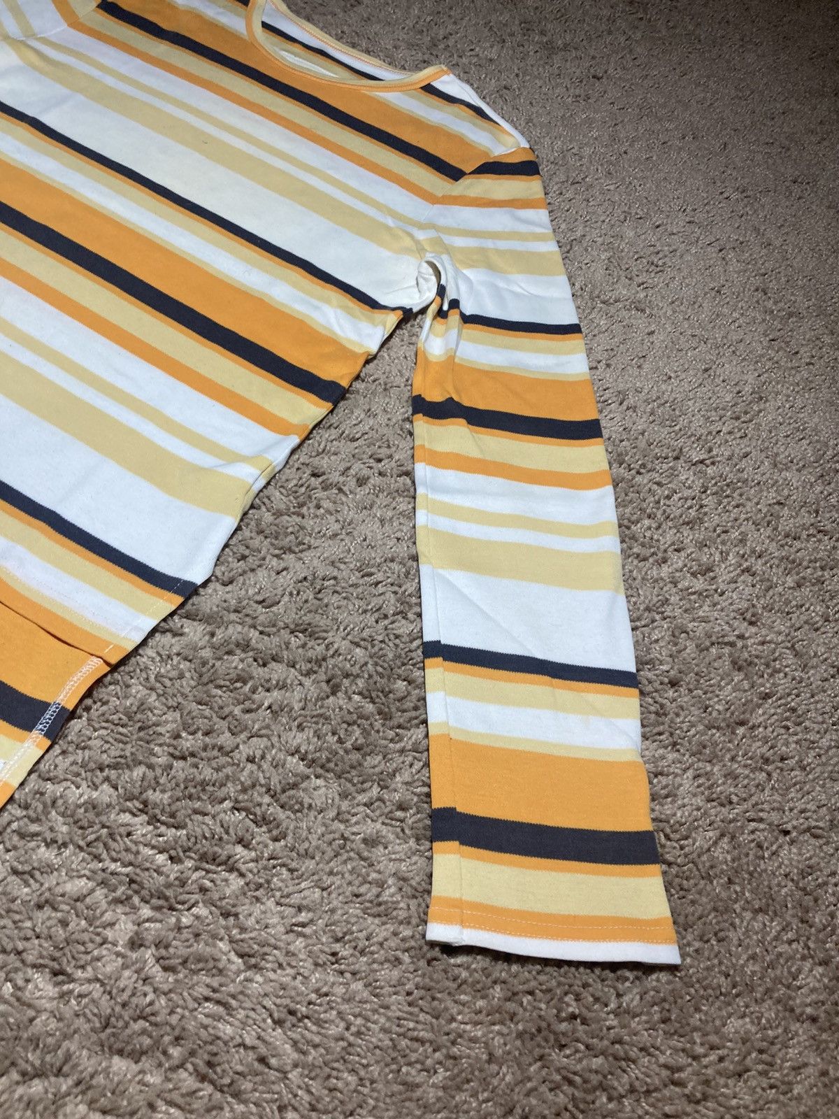 Beauty Beast SS98 Beauty:Beast Striped Orange 1999 90s 2 Also BB Manga Size US M / EU 48-50 / 2 - 3 Thumbnail