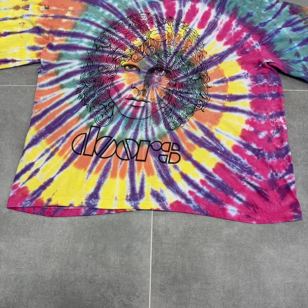 Band Tees × Droors Doors Tie Dye Oversized T-Shirt Size XL Size US XL / EU 56 / 4 - 4 Thumbnail