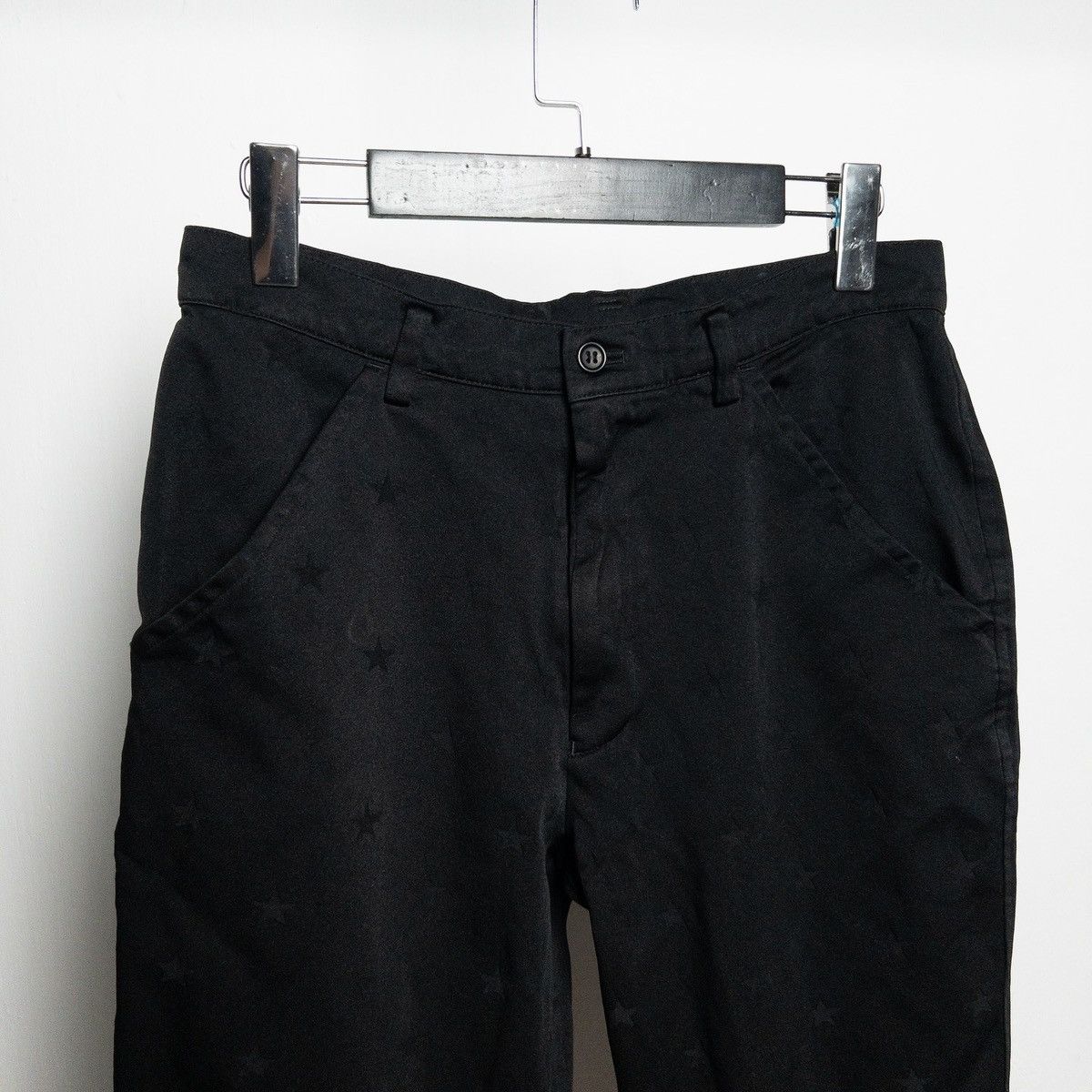 Comme des Garcons × Comme des Garcons Black × Rei Kawakubo Comme des Garcons Black Star 3/4 Pant Size US 29 - 3 Thumbnail