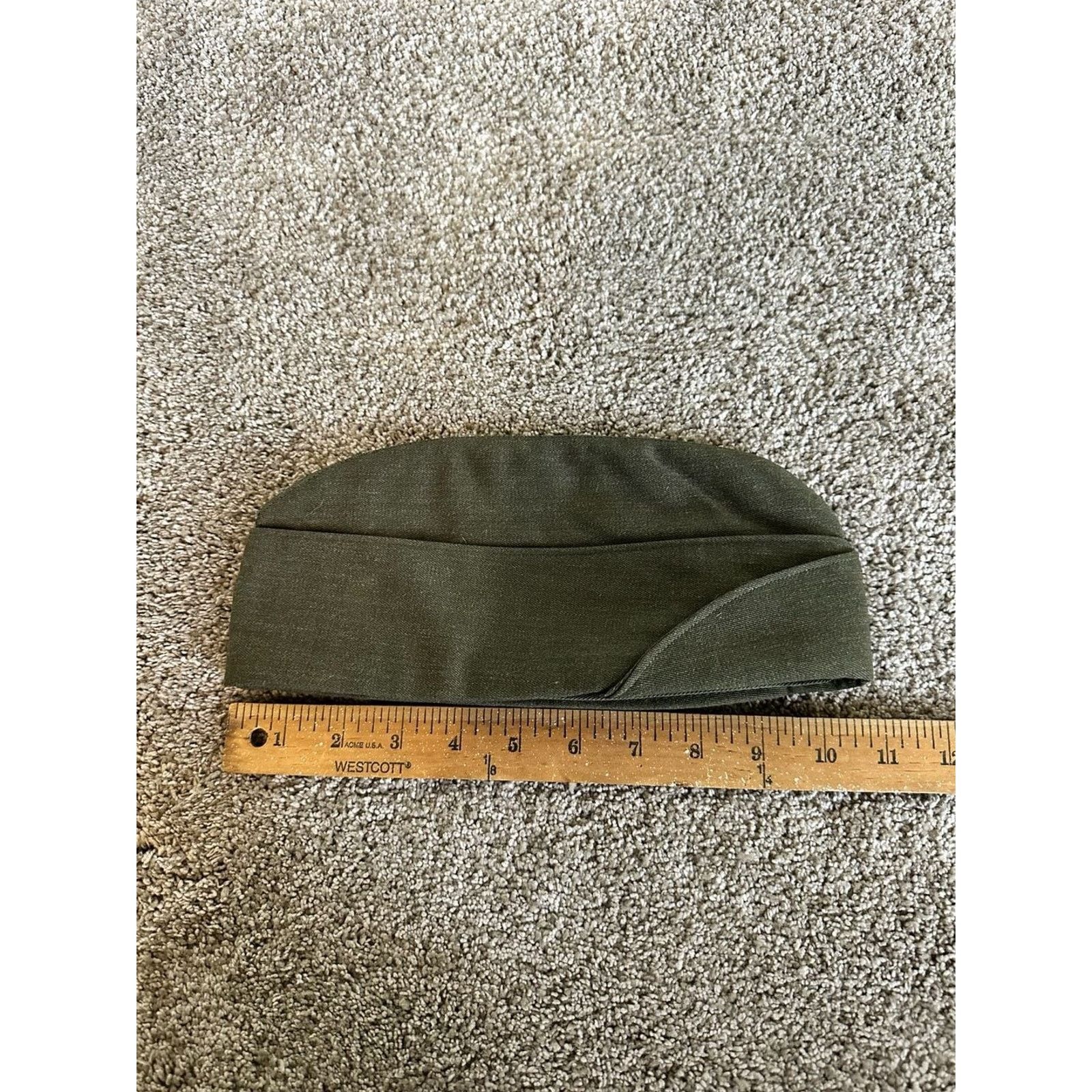 Other USMC Marine Corps Olive Drab Garrison Cap with EGA Pin Size ONE SIZE - 5 Thumbnail