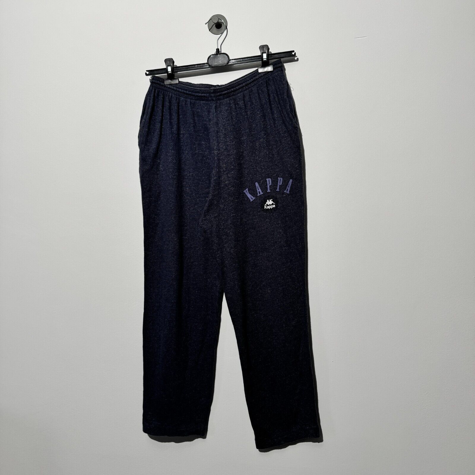 Kappa × Vintage Kappa Unisex Gray Cotton Sweatpants Size S Washed 90s Size US 34 / EU 50 - 3 Thumbnail