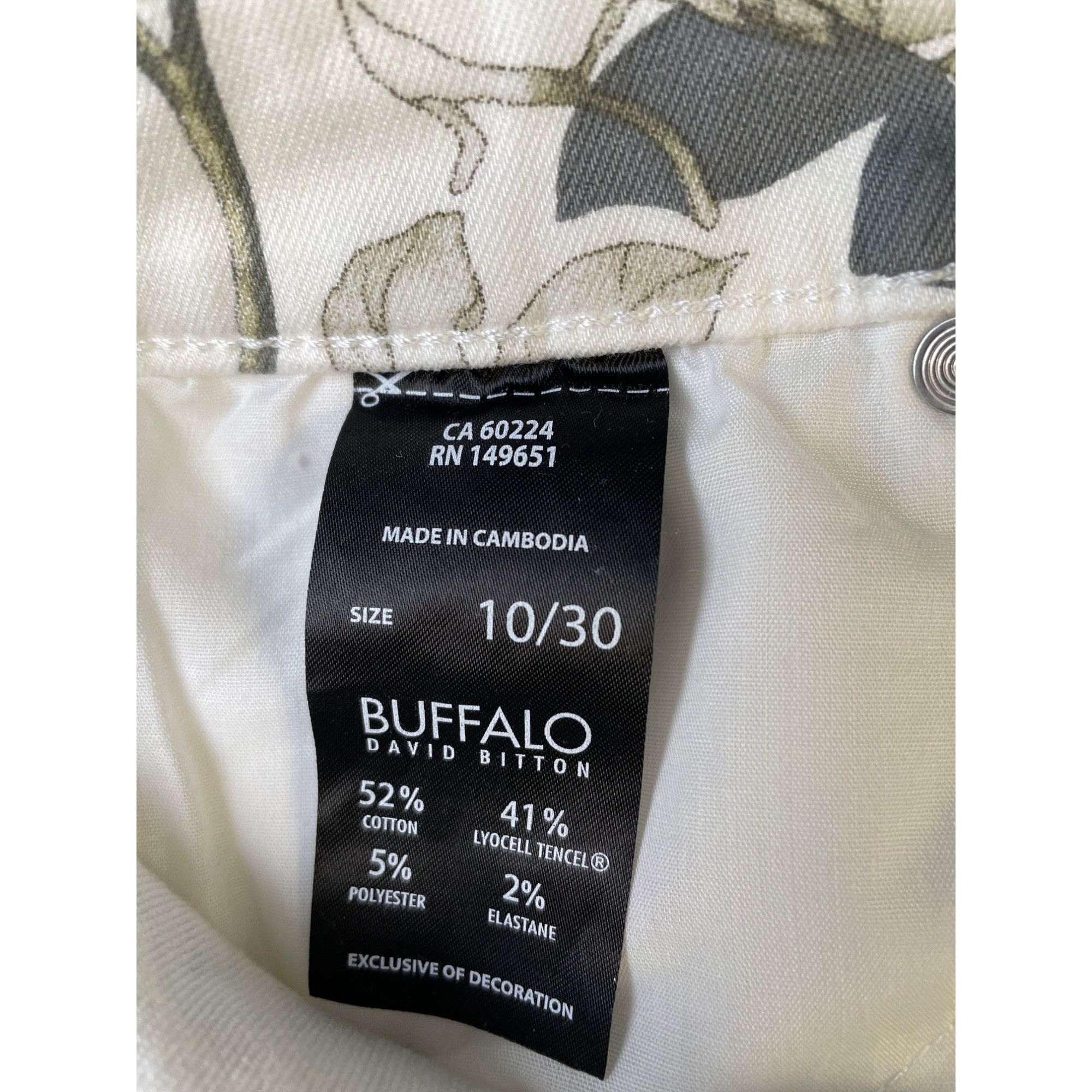 Buffalo David Bitton Buffalo David Bitton Women's Beige Pants/ Jeans Ankle High r Size 32" / US 10 / IT 46 - 5 Thumbnail