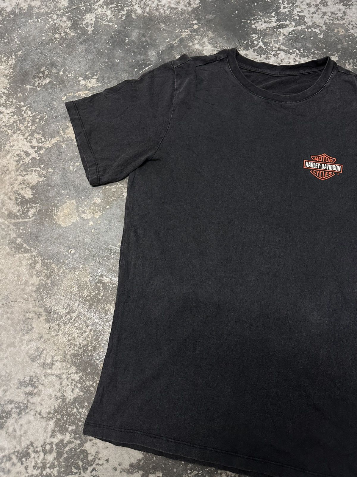 Harley Davidson × Vintage Vintage Harley Davidson T-Shirt Black 1993 Tiger Graphic Tee Size US M / EU 48-50 / 2 - 5 Thumbnail