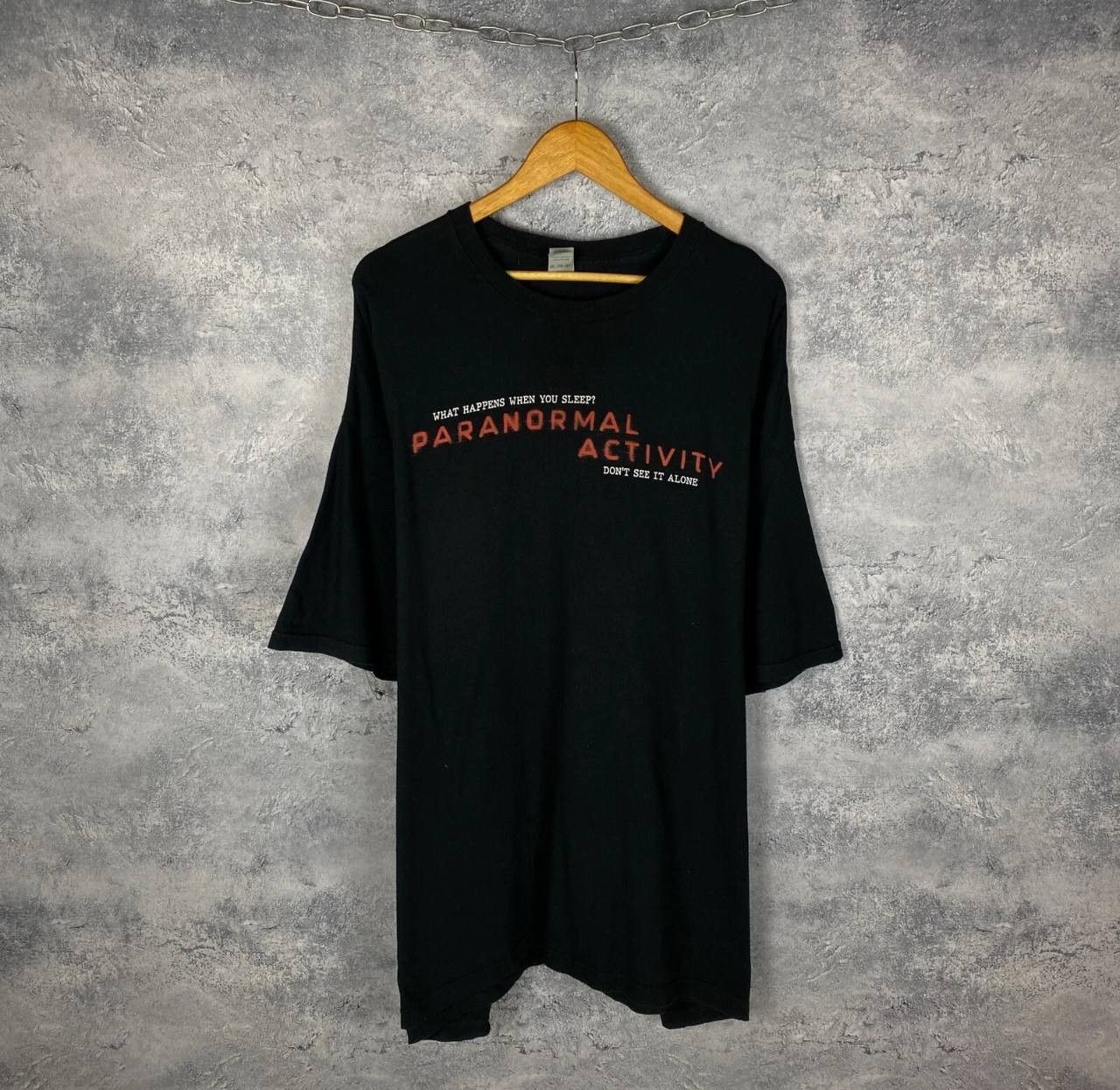 Vintage Paranormal Activity Tee Men's Size 4XL Black Short Sleeve ` Size US XXL / EU 58 / 5 - 1 Thumbnail