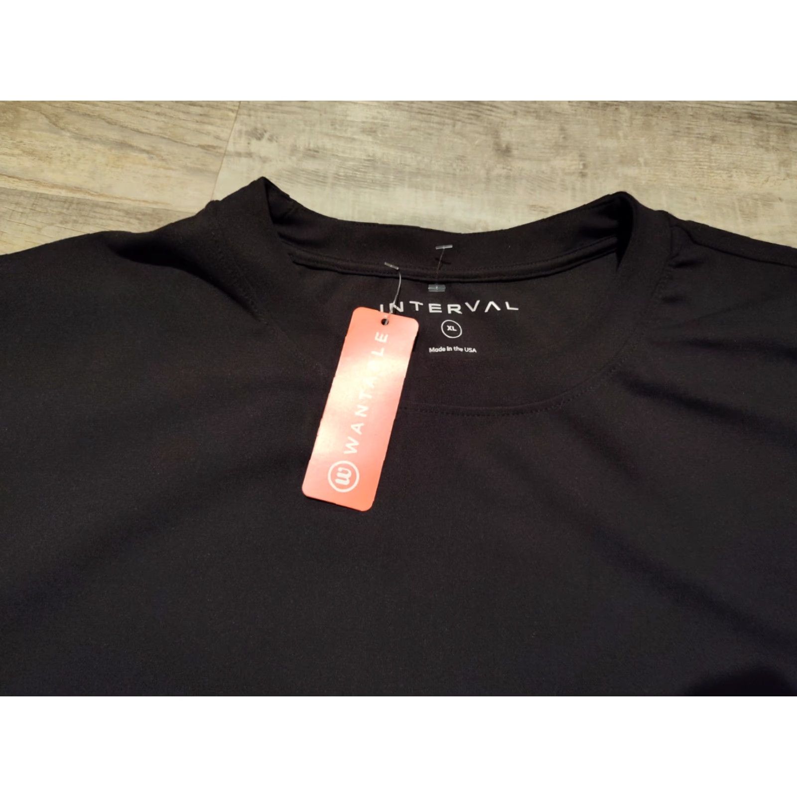 Vintage Interval Women's Lifestyle Lux Crew Sweatshirt Black NWT XL USA Made Stretch Size XL / US 12-14 / IT 48-50 - 4 Thumbnail