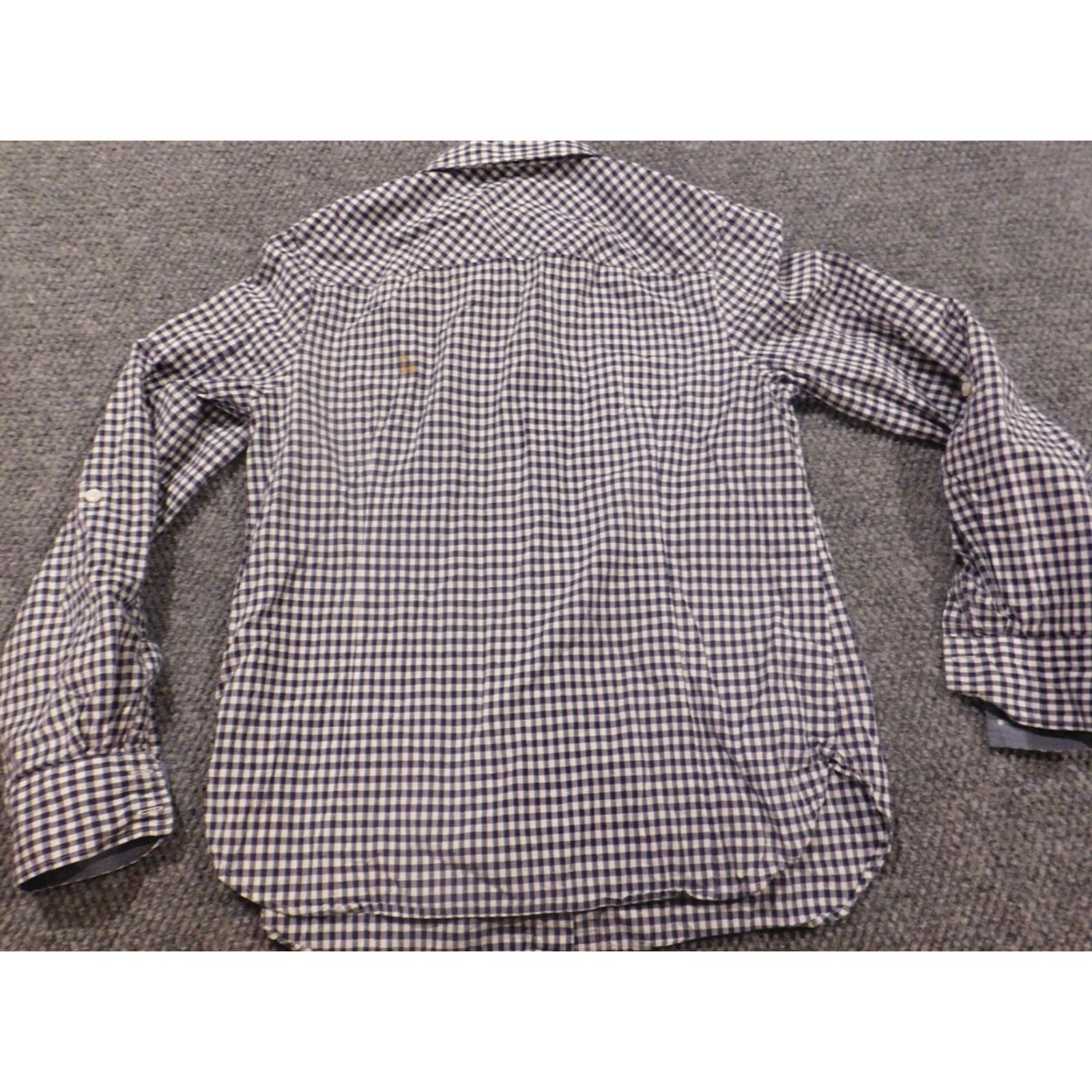 Tommy Hilfiger Tommy Hilfiger Womens Blouse Button-Up Purple Plaid Small S Crew Neck Casual Long Sleeve 100% Cotton Down Lightweight Basic Regular Womens Size S / US 4 / IT 40 - 6 Thumbnail
