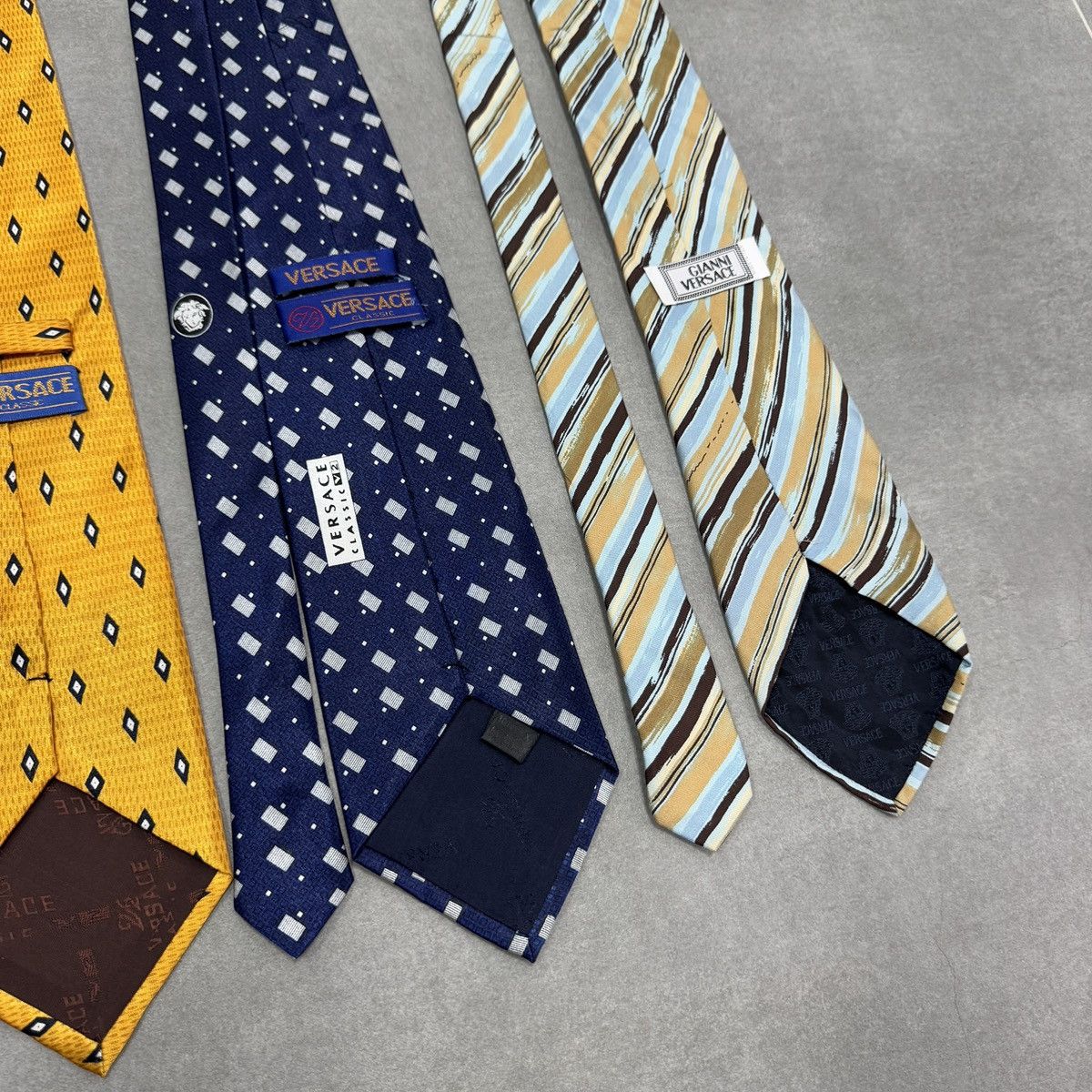 Versace × Vintage Vintage Gianni Versace Silk Ties x5 Size ONE SIZE - 25 Thumbnail