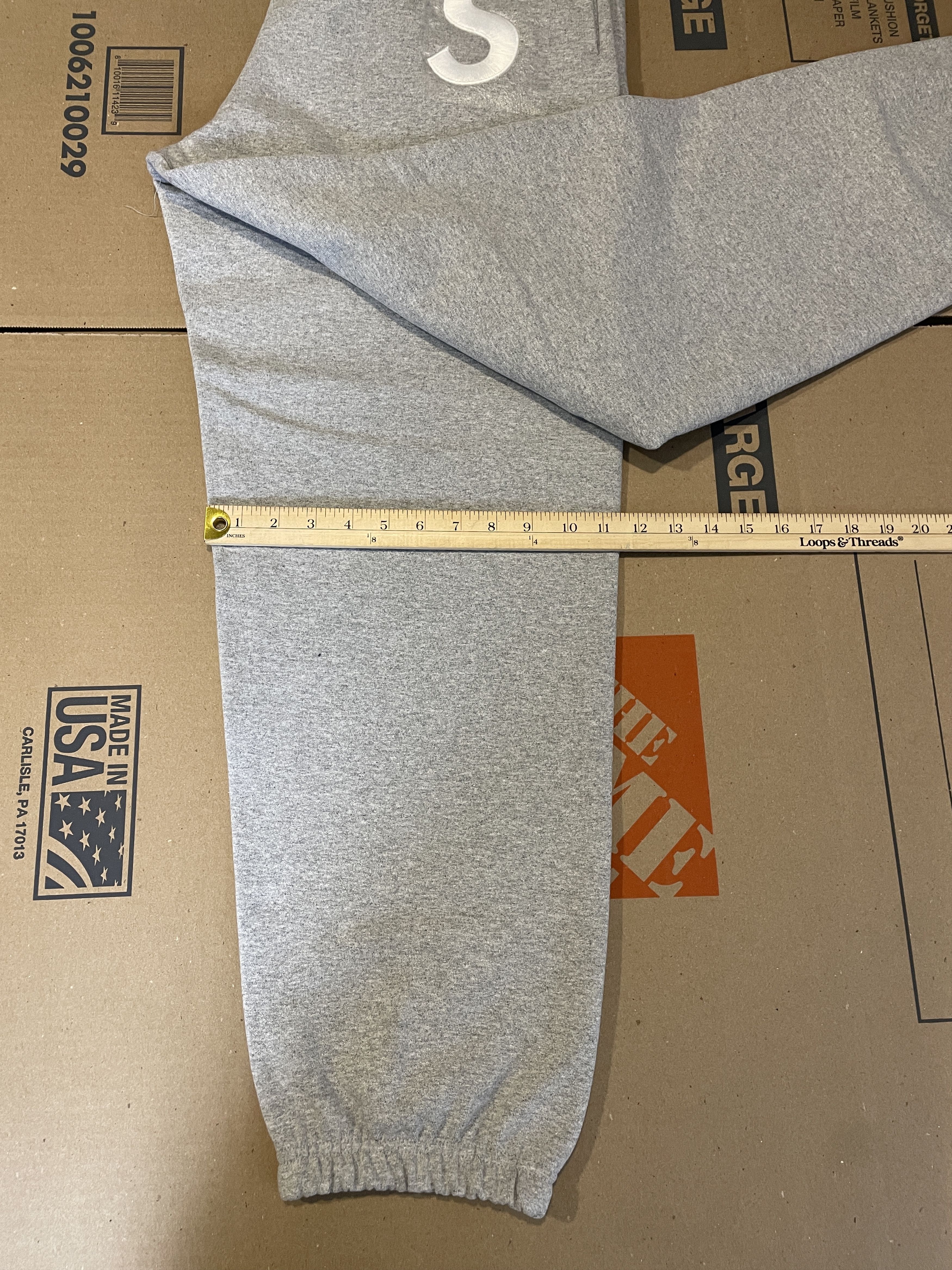 Supreme S LOGO SWEATPANTS MEDIUM Size US 32 / EU 48 - 11 Thumbnail