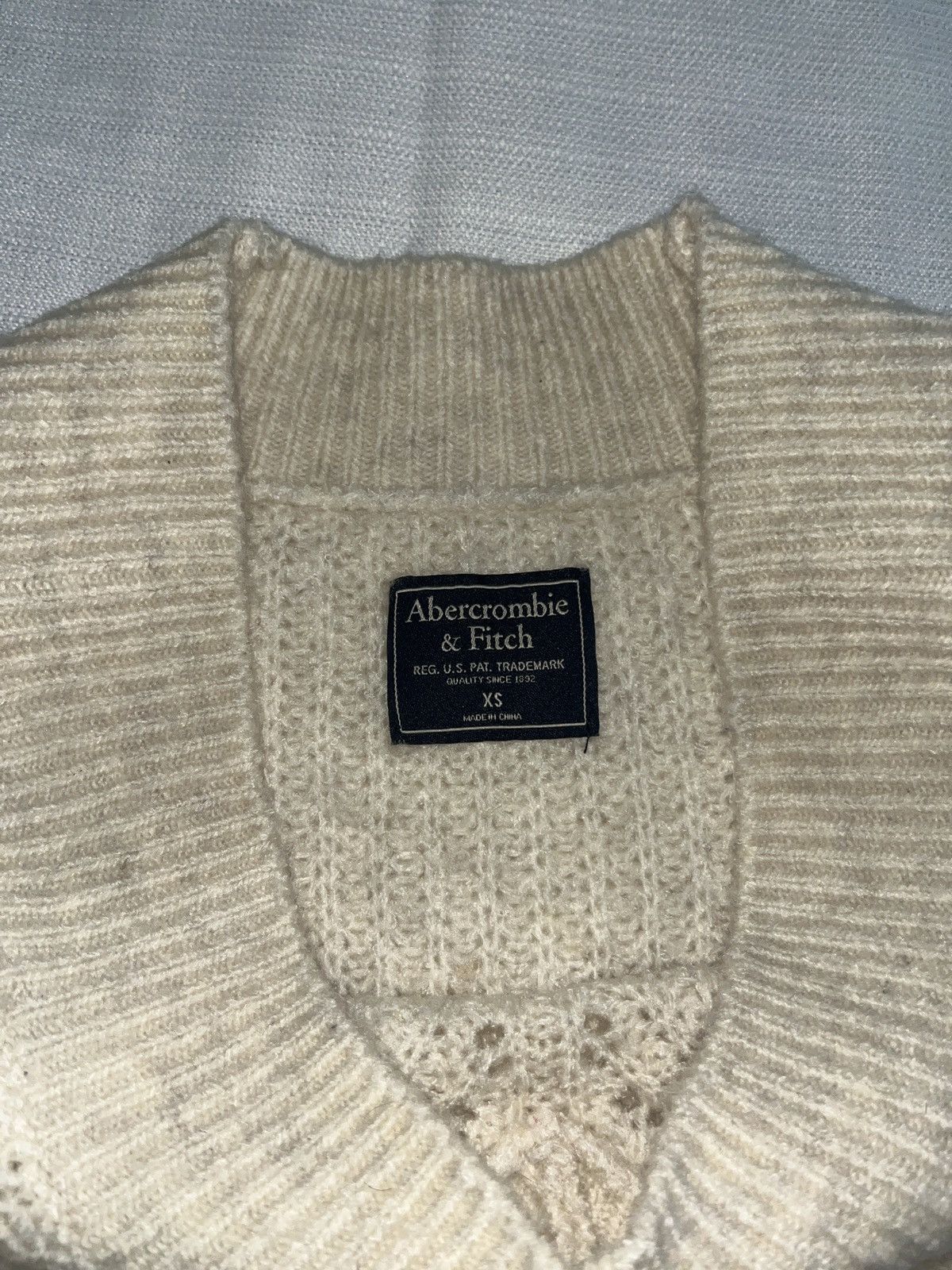 Abercrombie & Fitch Women's Knitted Sweater Size XS / US 0-2 / IT 36-38 - 3 Thumbnail