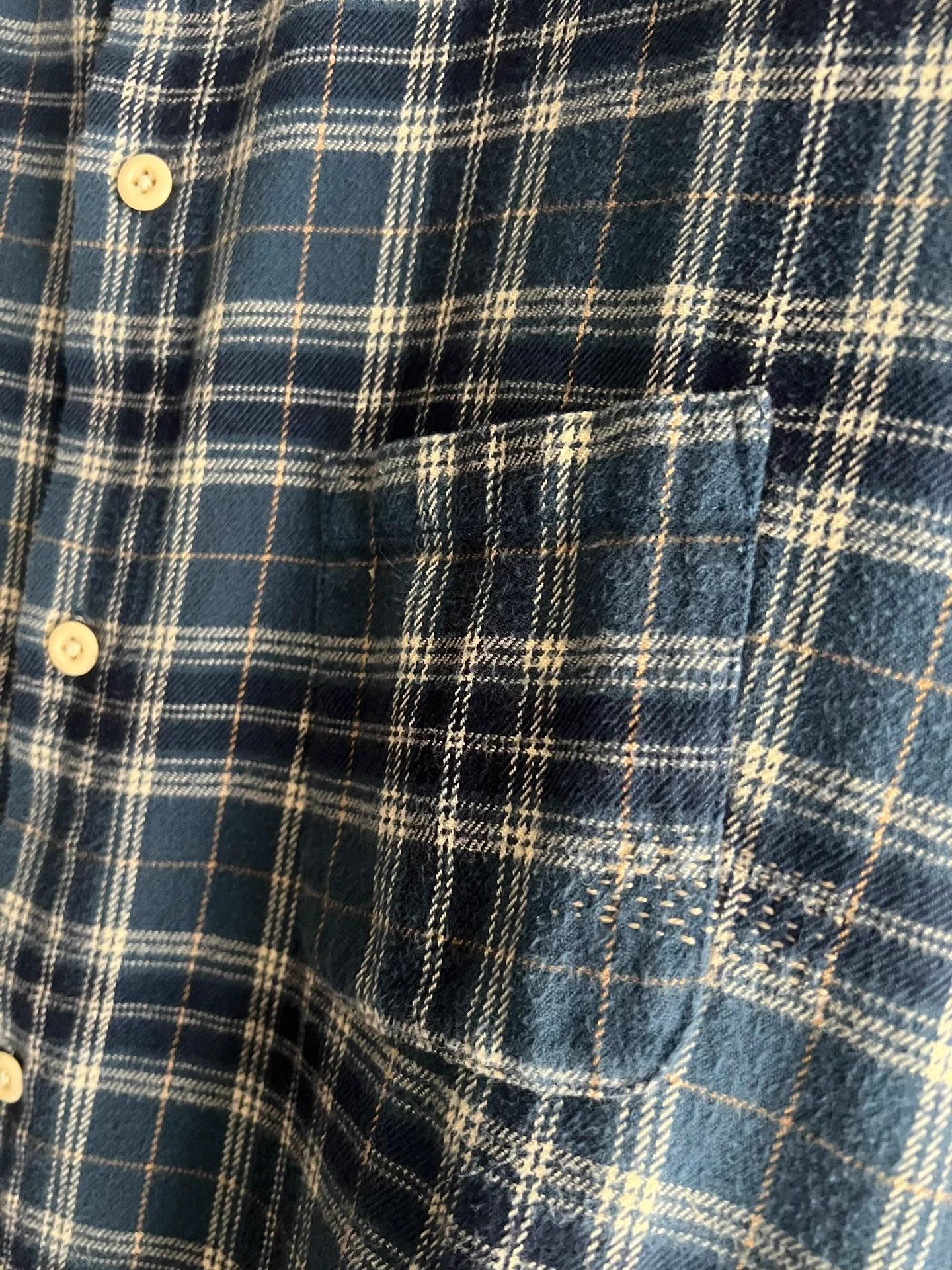 Porter Classic Porter Classic Indigo Check Long Shirt Rare Size US M / EU 48-50 / 2 - 5 Thumbnail
