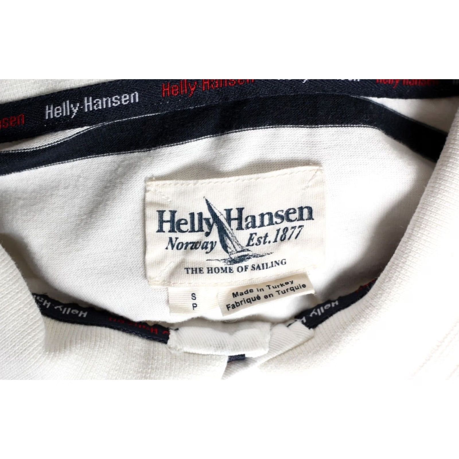 Helly Hansen VINTAGE Helly Hansen Polo Shirt Men S Long Sleeve Rugby VR1896 Size US S / EU 44-46 / 1 - 5 Thumbnail