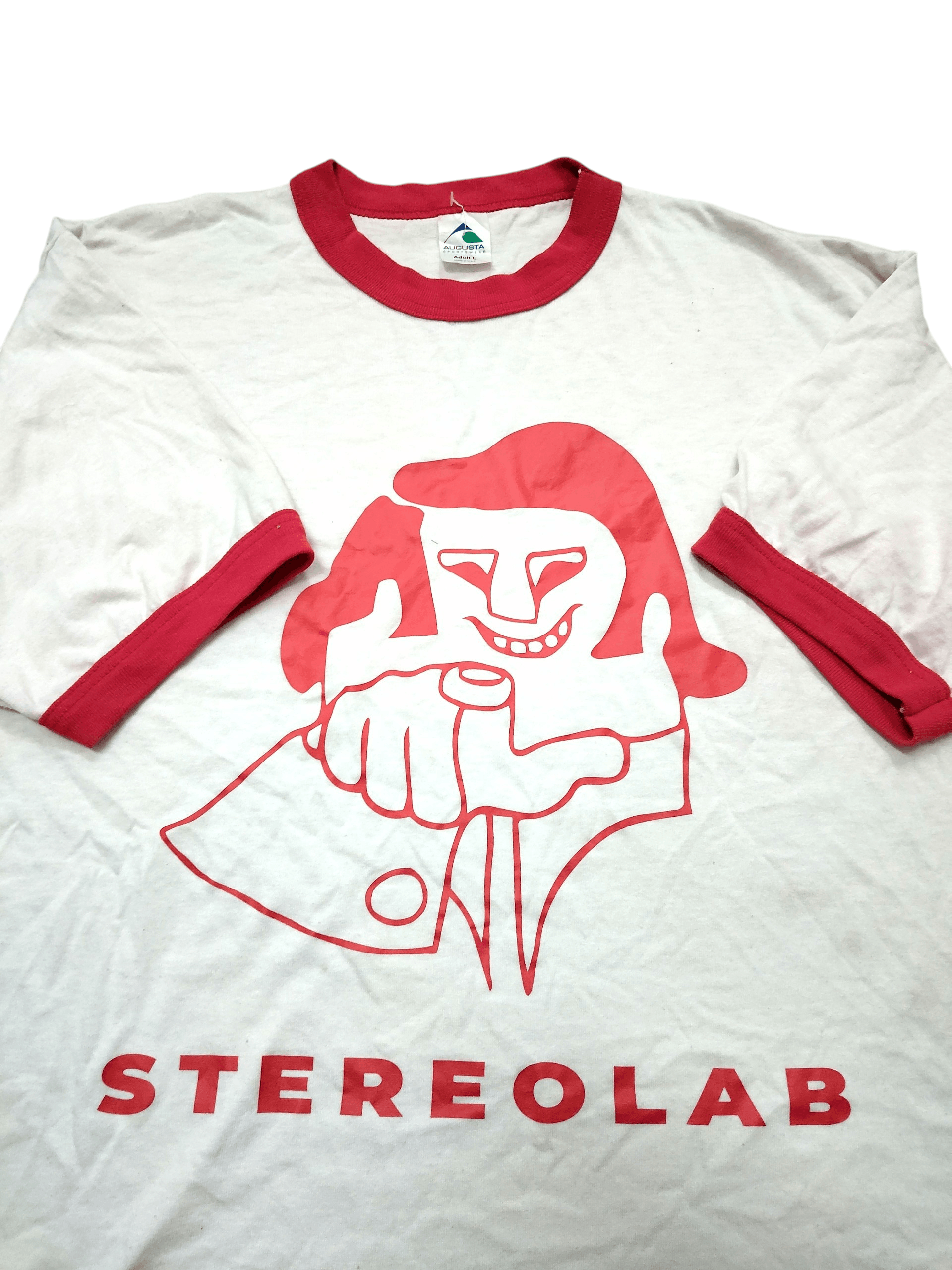 Band Tees Vintage 90s STEREOLAB ringer band t shirt Size US XL / EU 56 / 4 - 3 Thumbnail