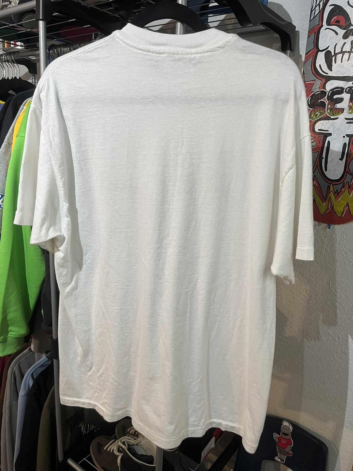 Hanes × Vintage Vintage 90’s Hanes Smoke Weed Blant Art tee Abstract Dirty Humor Size US L / EU 52-54 / 3 - 4 Thumbnail