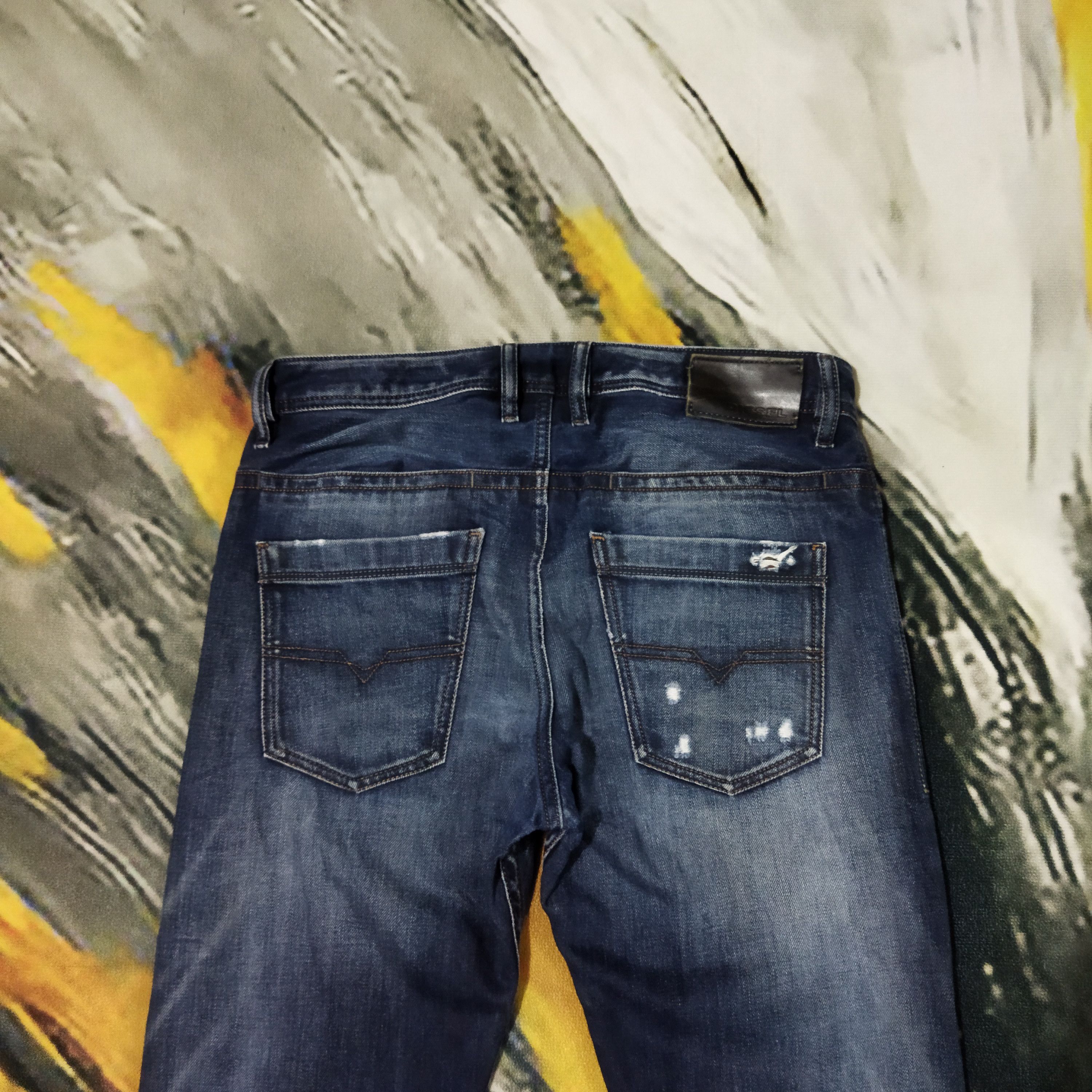 Diesel VINTAGE DIESEL DISTRESSED BLUE JEANS PANTS Size US 31 - 8 Thumbnail