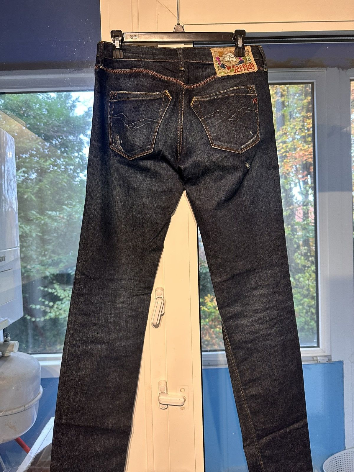 Replay Almost-New Replay Rockxanne Jeans Dark Wash Slim Fit W30L34 Size 30" / US 8 / IT 44 - 2 Thumbnail