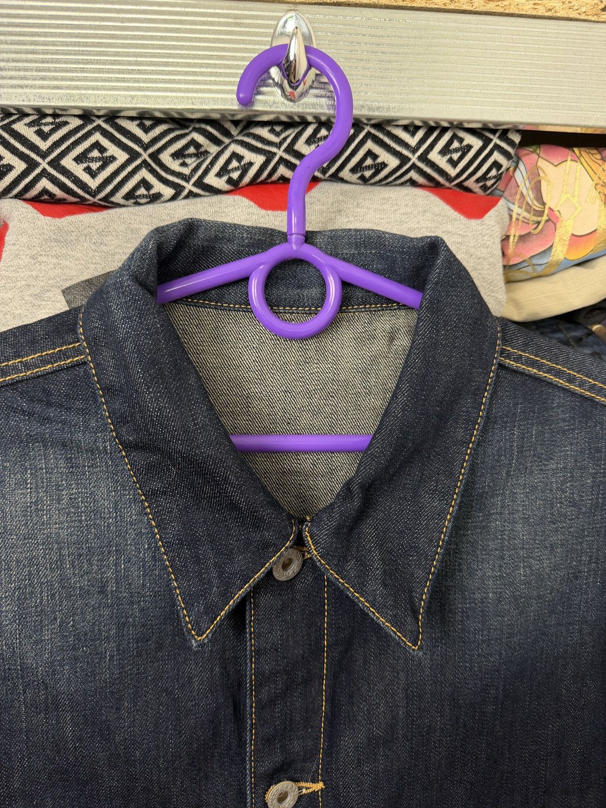 RRL Ralph Lauren RRL Double RL Denim Washed Truck Jacket Size US M / EU 48-50 / 2 - 7 Thumbnail