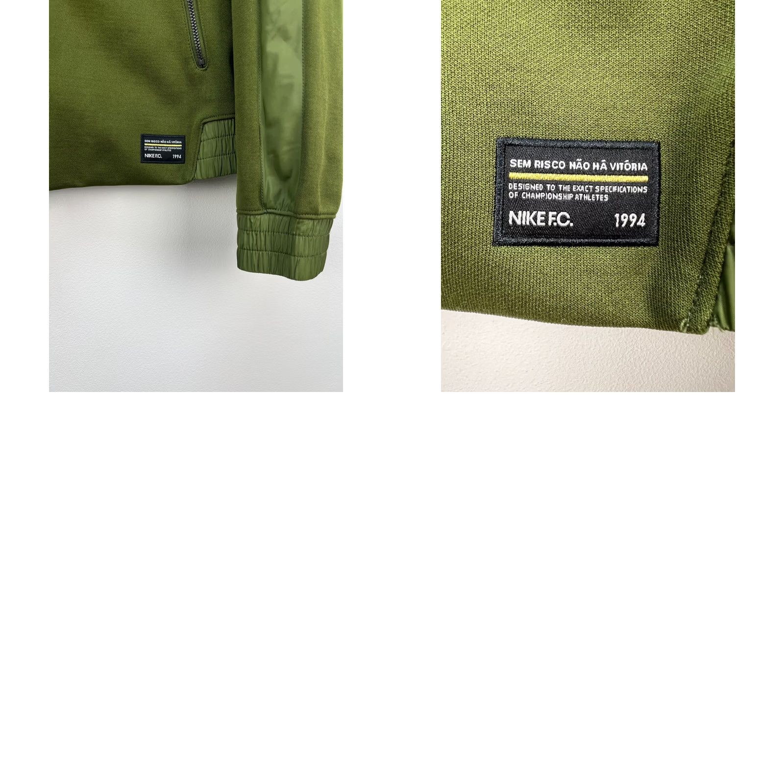 Nike Nike FC Jacket Track Jacket Men M Green Full Zip Sports Football Crowd FC Size US M / EU 48-50 / 2 - 8 Thumbnail