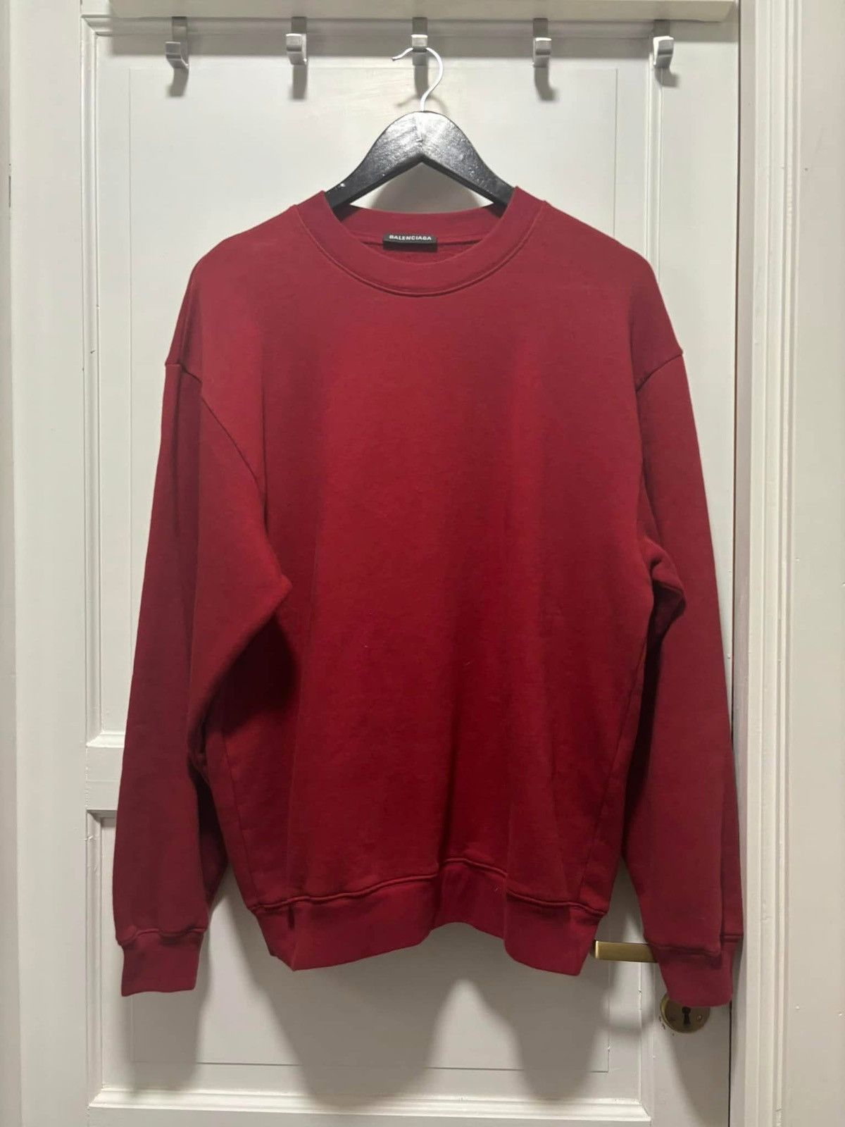 Balenciaga Back logo crewneck Size US S / EU 44-46 / 1 - 2 Thumbnail