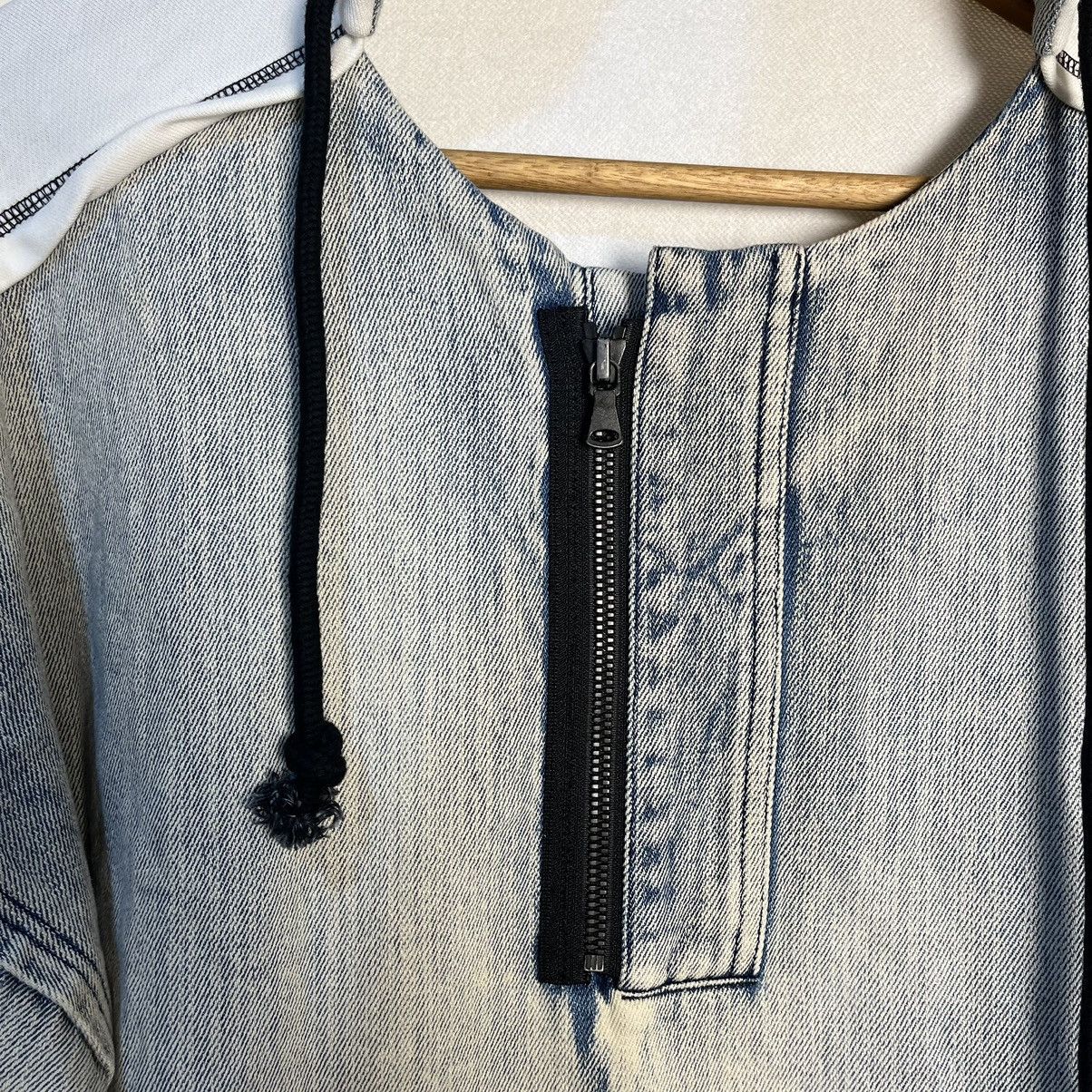 Other Indice Studio SS19 Deconstructed Washed Blue & Ivry Half Zip Size US M / EU 48-50 / 2 - 6 Thumbnail