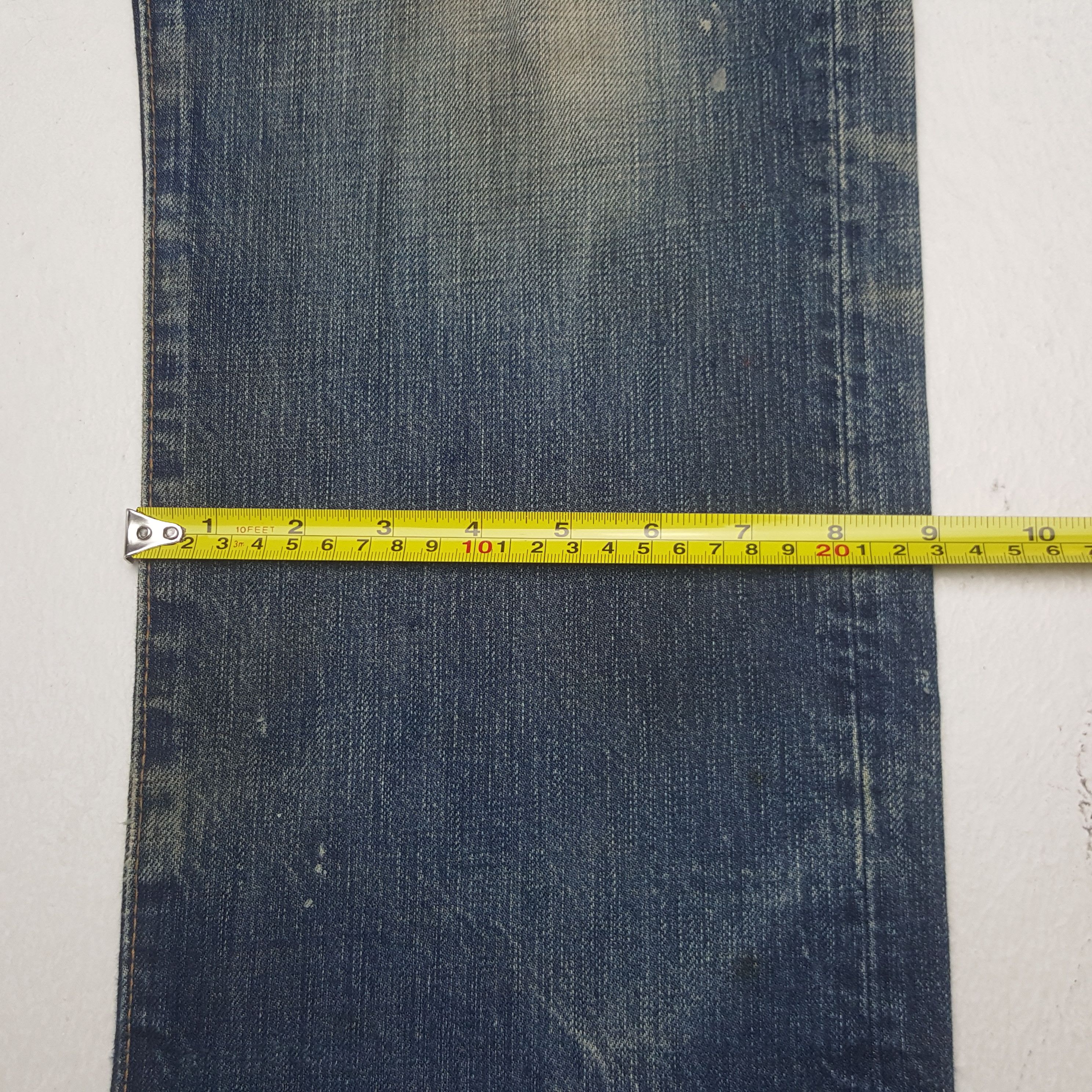 Prps Vintage Prps Japanese Designer Distressed Denim Jeans RR9 Size US 35 - 12 Thumbnail