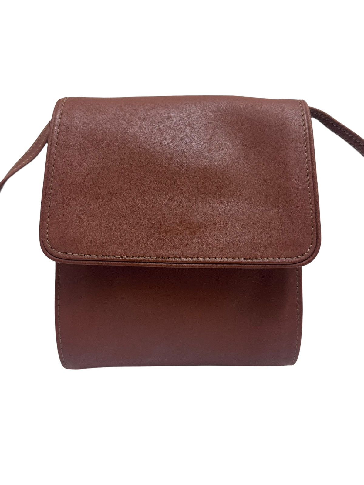 Issey Miyake 🇯🇵 Vintage Issey Miyake Leather Sling Bag Size ONE SIZE - 2 Thumbnail