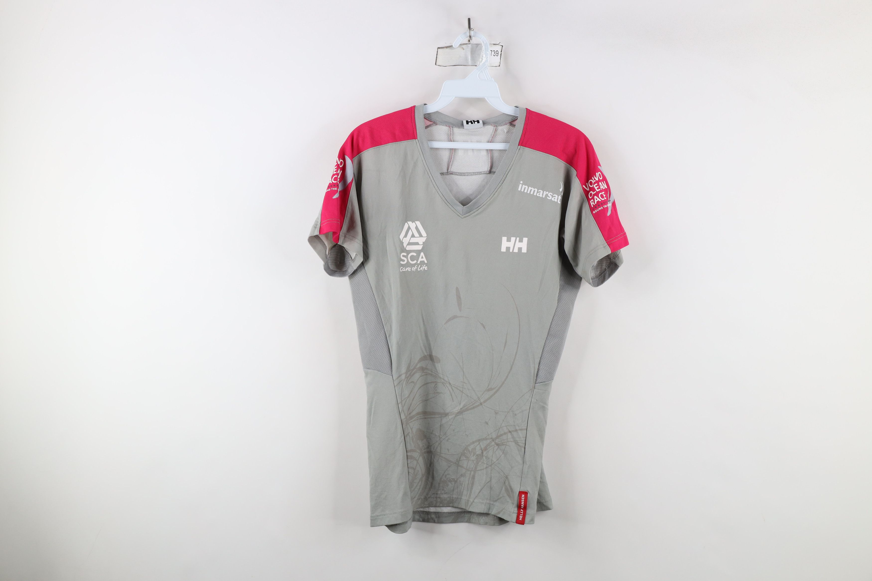 Helly Hansen × Vintage Helly Hansen of Life Volvo Ocean Race V-Neck T-Shirt Gray Size XL / US 12-14 / IT 48-50 - 1 Thumbnail
