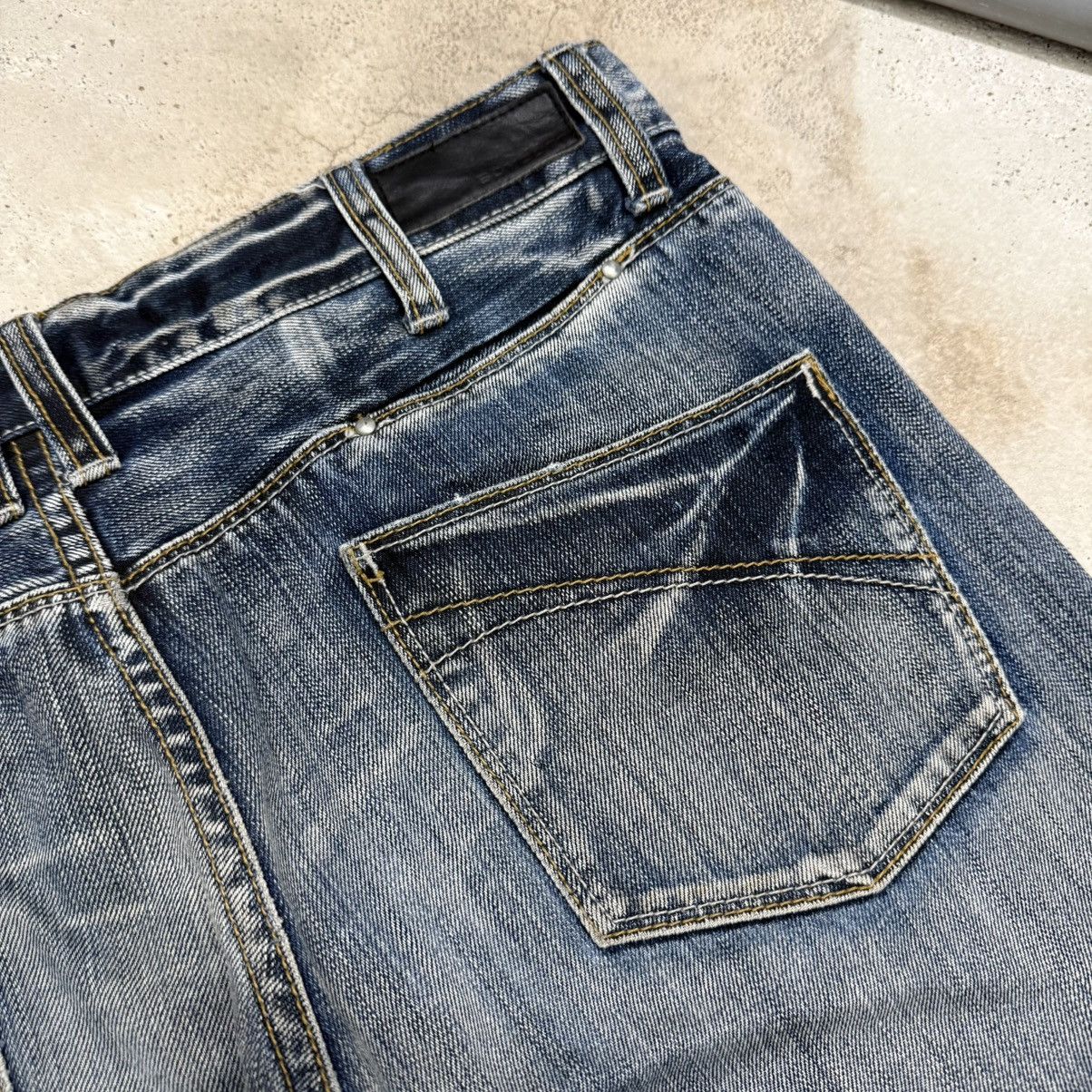 Boycott Boycott Lightning Wash Whisker Distressed Denim Pant Size US 34 / EU 50 - 15 Thumbnail