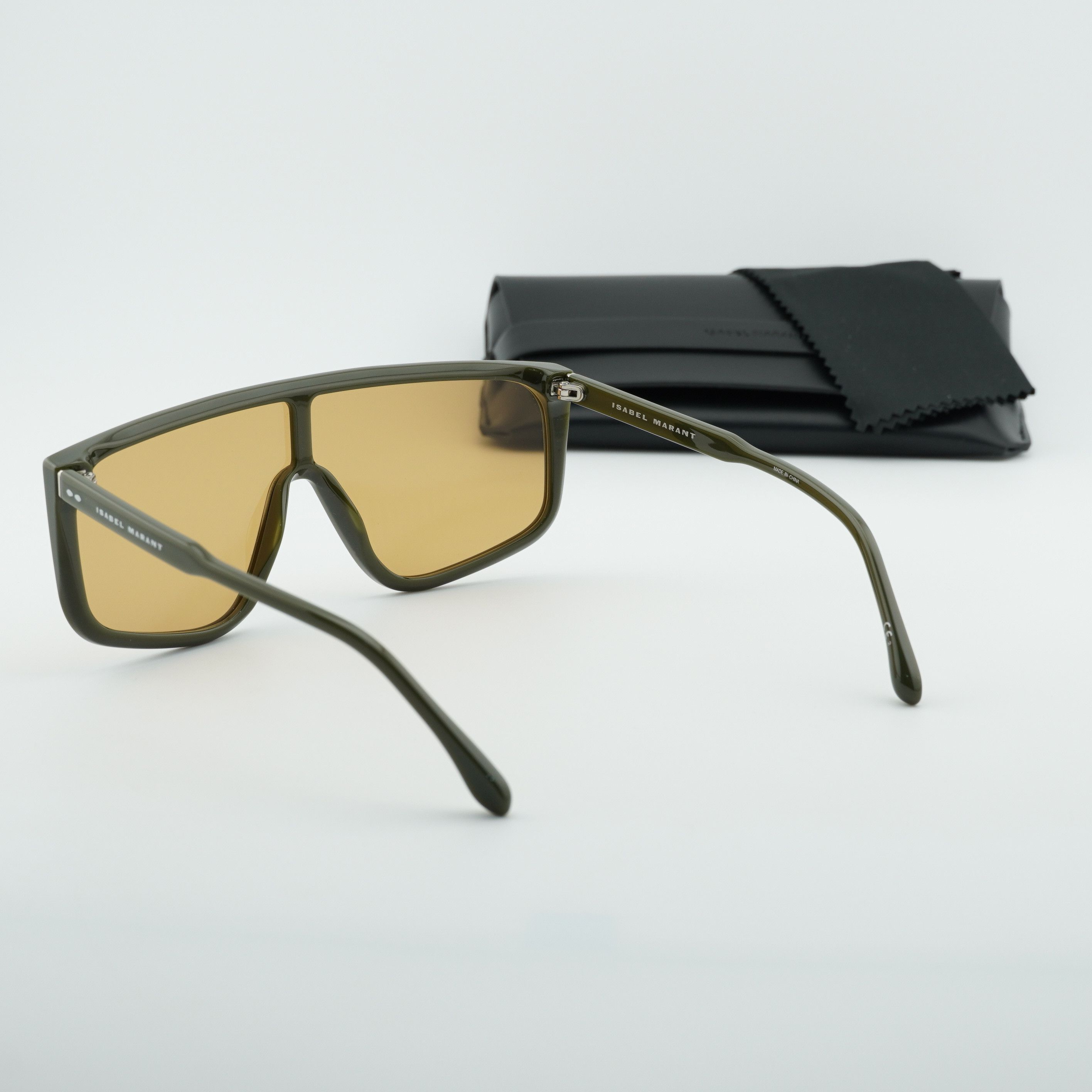 Isabel Marant Isabel Marant IM 0096/S 01ED 70 Sunglasses Green Shield Size ONE SIZE - 10 Thumbnail
