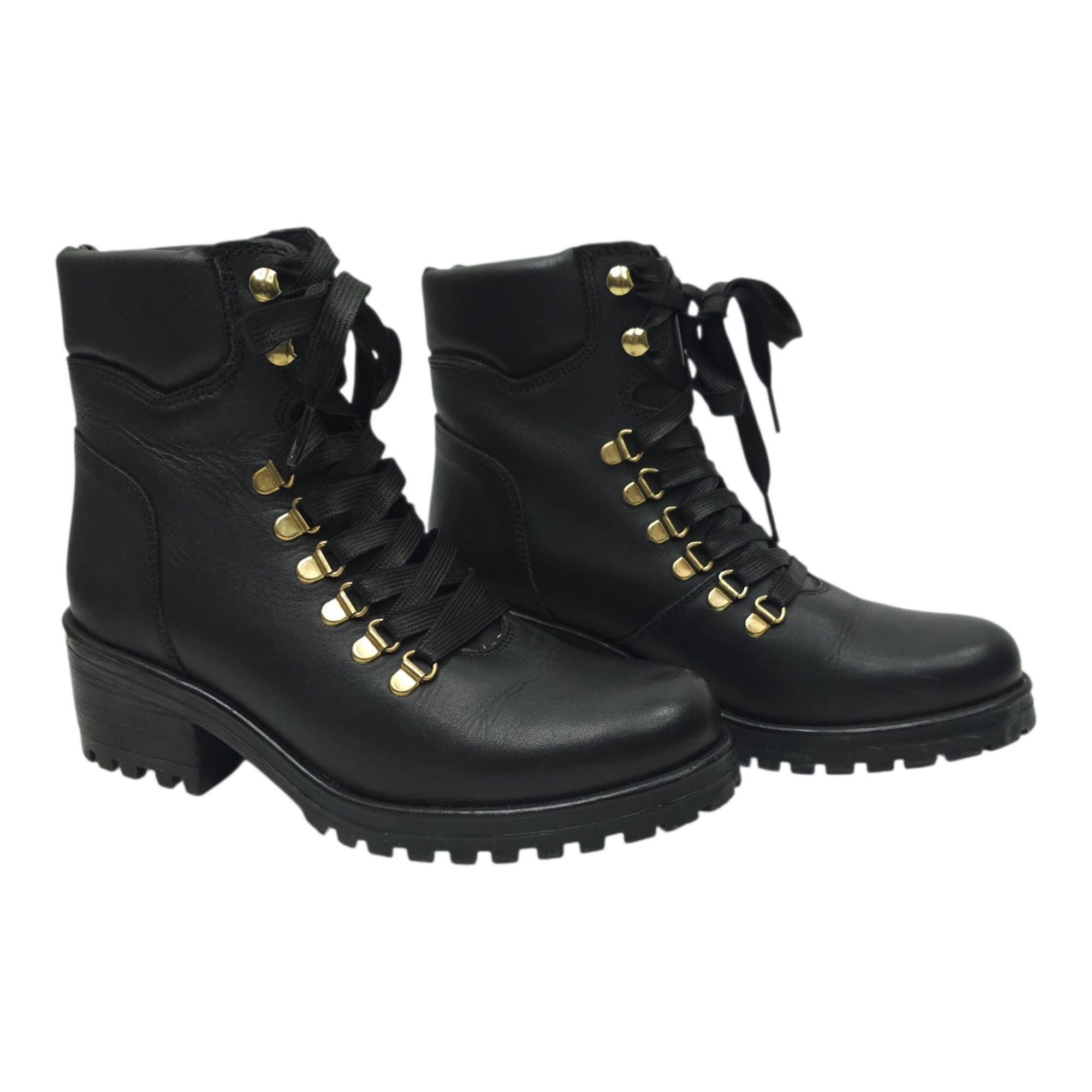 Steve Madden Steve Madden Galway Leather Ankle Boots Size 8.5 Lace Up Size US 8.5 / IT 38.5 - 2 Thumbnail