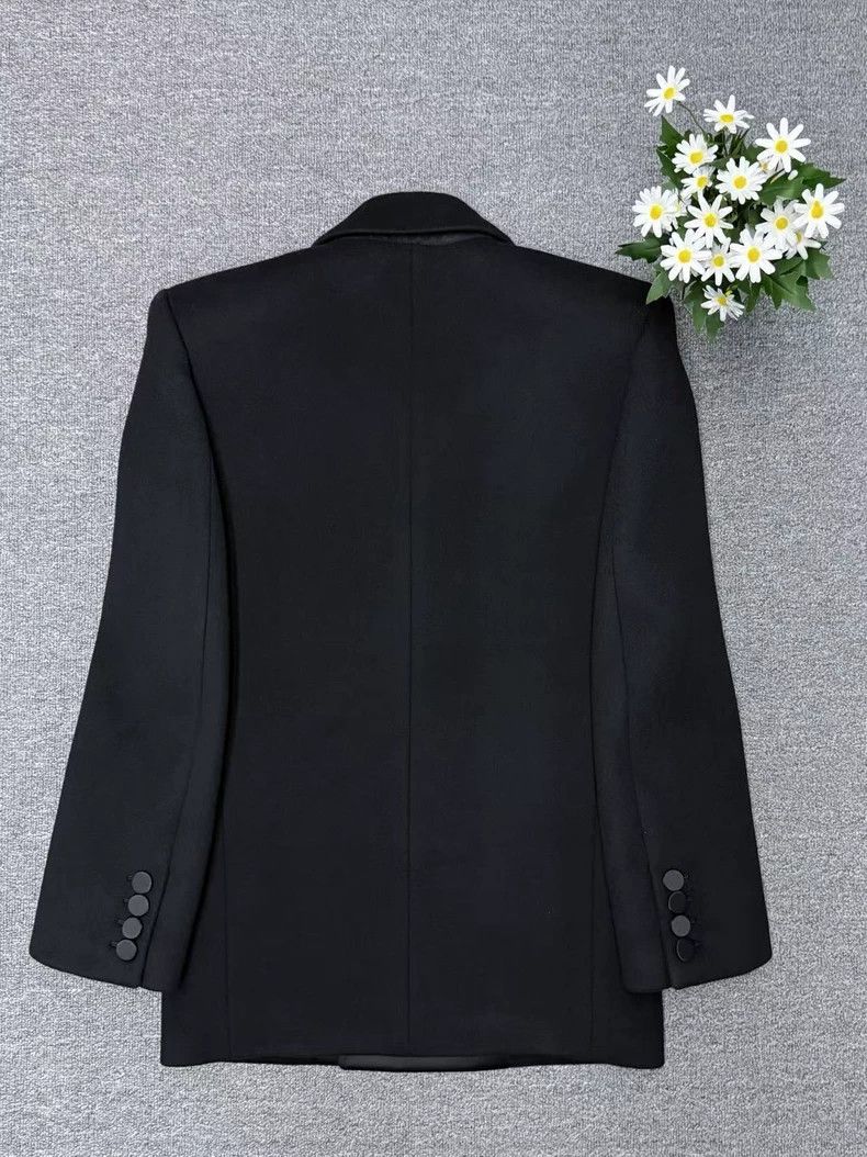 Yves Saint Laurent Saint Laurent 23 Show Style Double Breasted Smoking Suit 2 Size 46R - 2 Thumbnail