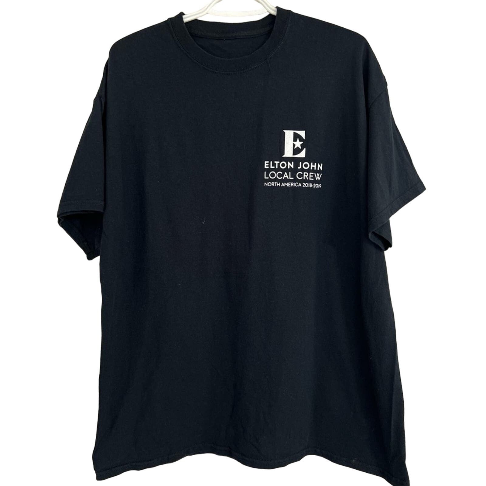 Band Tees Official ELTON JOHN Roadie Crew Member Tour Shirt RARE SZ XL Size US XL / EU 56 / 4 - 1 Thumbnail
