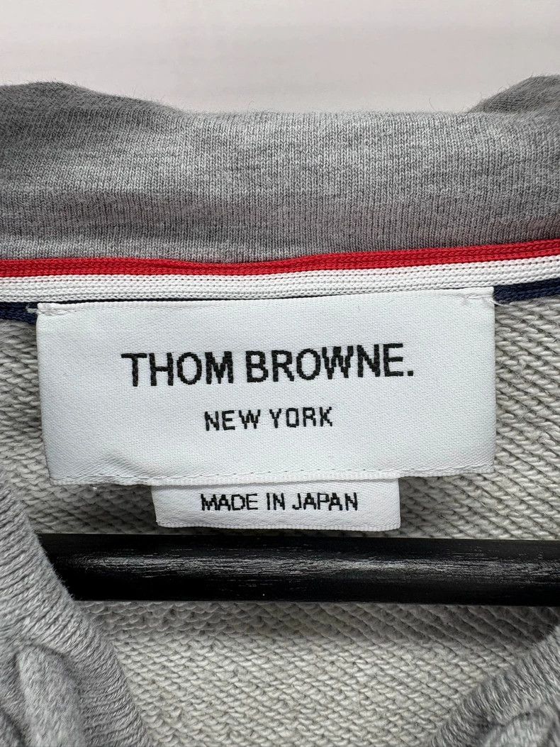Thom Browne Thom Browne Gray zip hoodie Size US XL / EU 56 / 4 - 6 Thumbnail