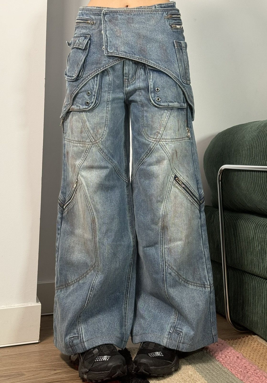 No Faith Studios No Faith Studio Cargo denim | Grailed