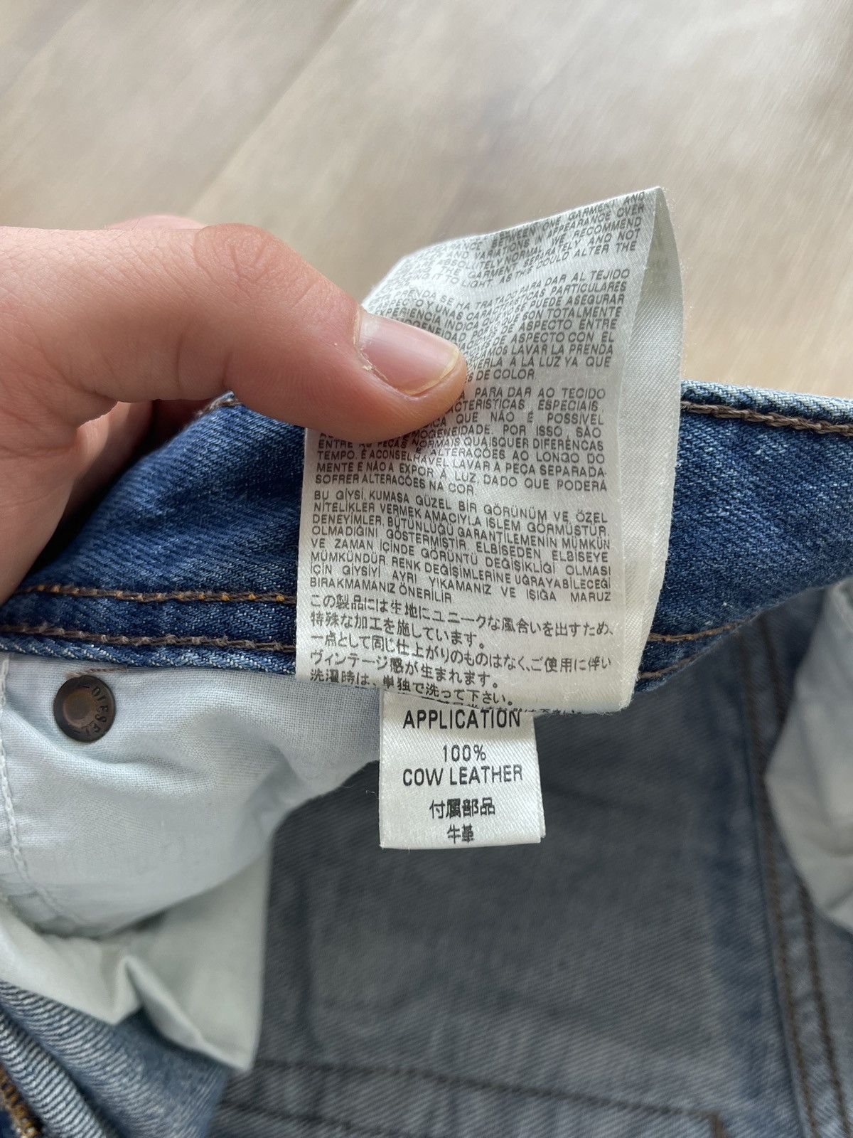 Diesel 90s Diesel Distressed Denim Jeans Y2K Grunge Straight Fit Size US 34 / EU 50 - 19 Thumbnail