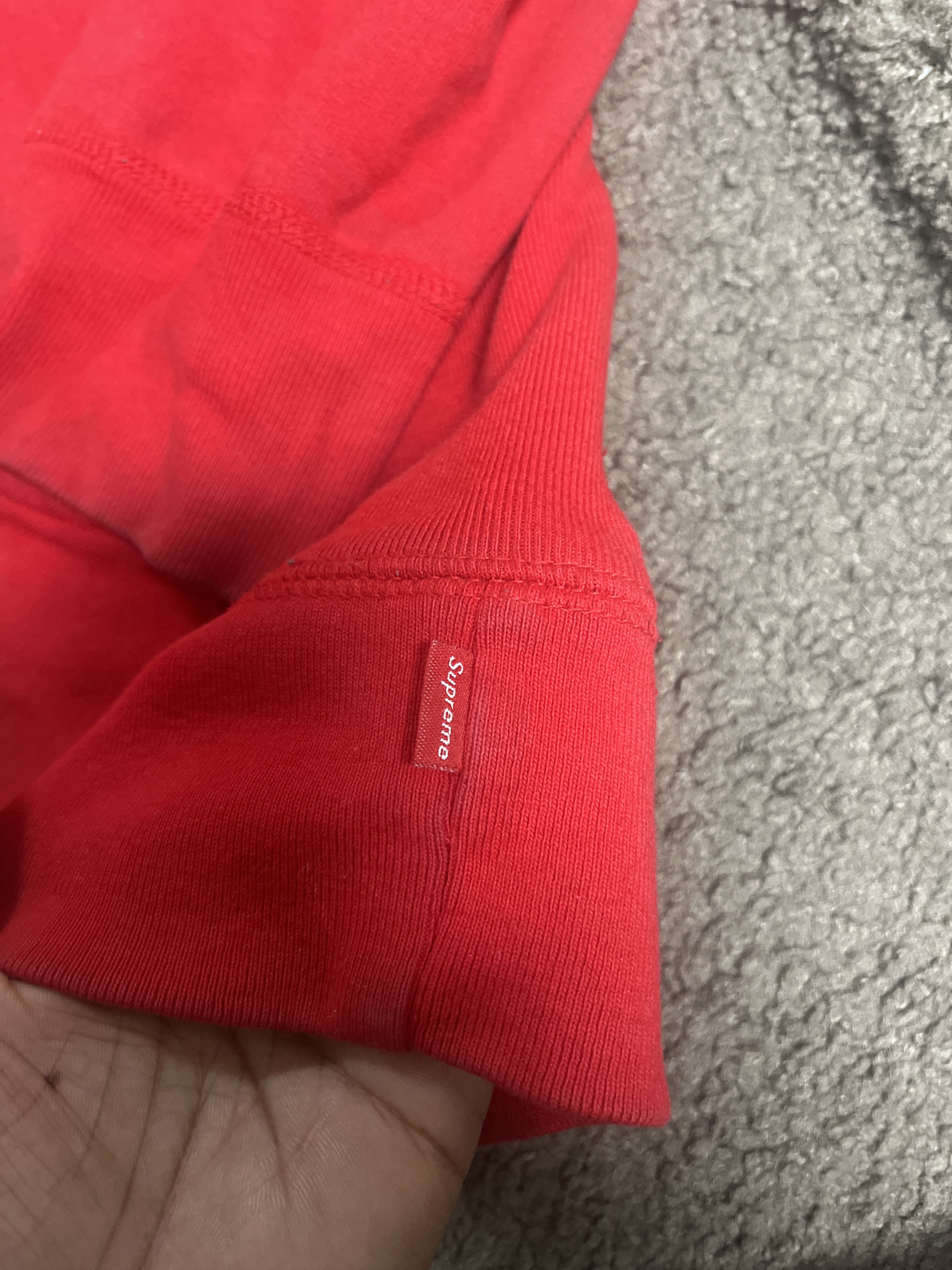 Supreme Supreme red hoodie bandanna logo Size US S / EU 44-46 / 1 - 2 Thumbnail