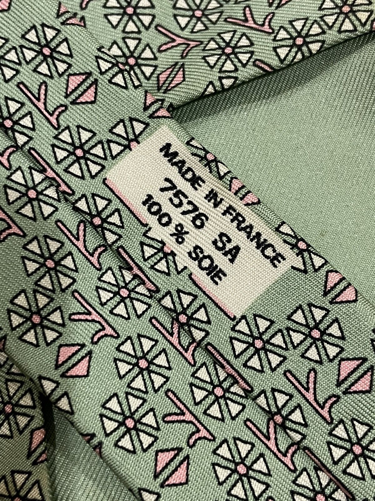 Hermes Vintage Hermes Silk Tie Size ONE SIZE - 3 Thumbnail
