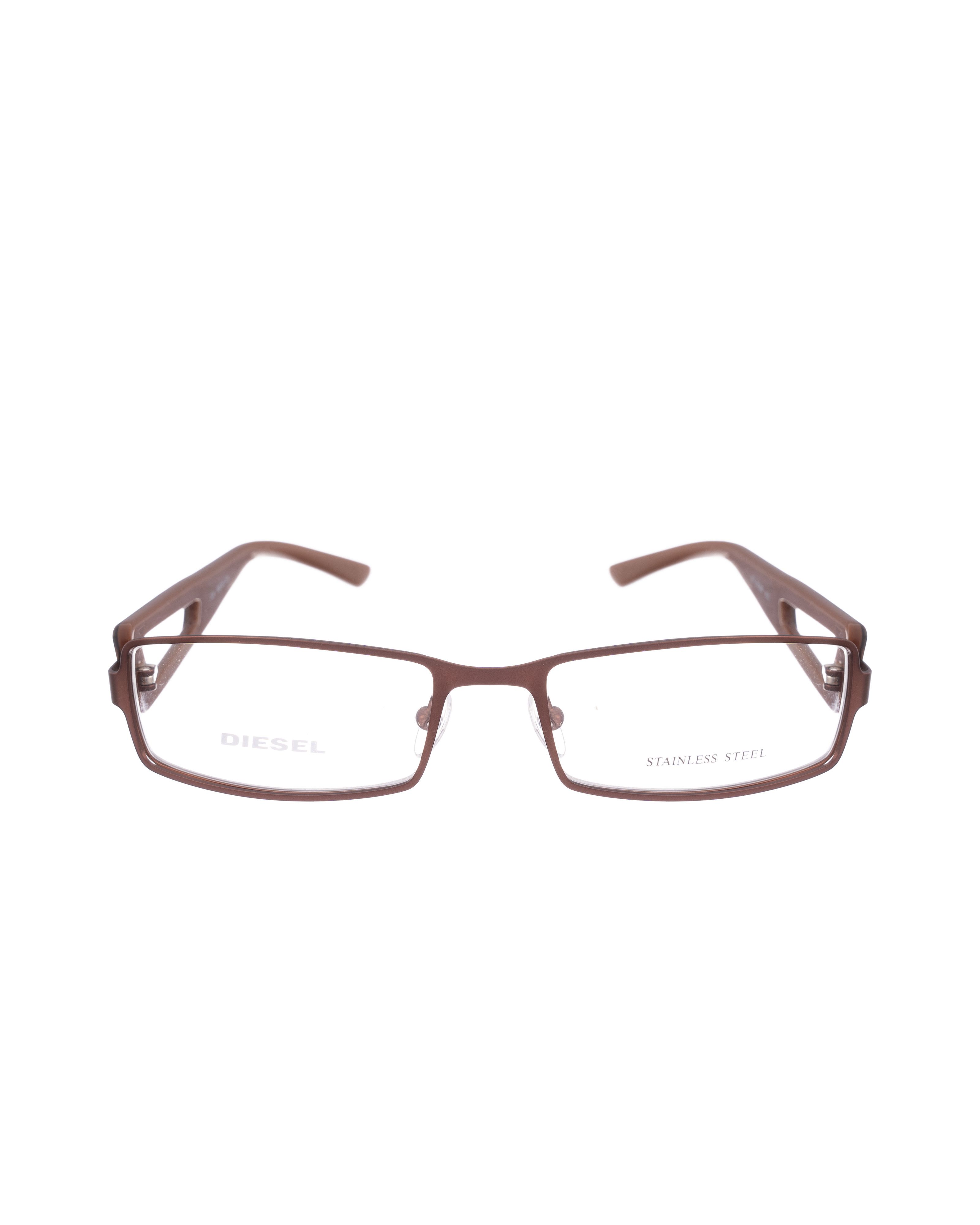 Diesel Diesel 00s Brown Metallic Glasses with Temples with Cut Outs Size ONE SIZE - 3 Thumbnail
