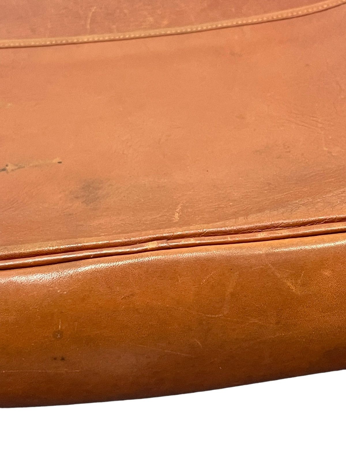 Japanese Brand Full Leather Patina Wako Cross Body Bag 4🟩 Size ONE SIZE - 18 Thumbnail