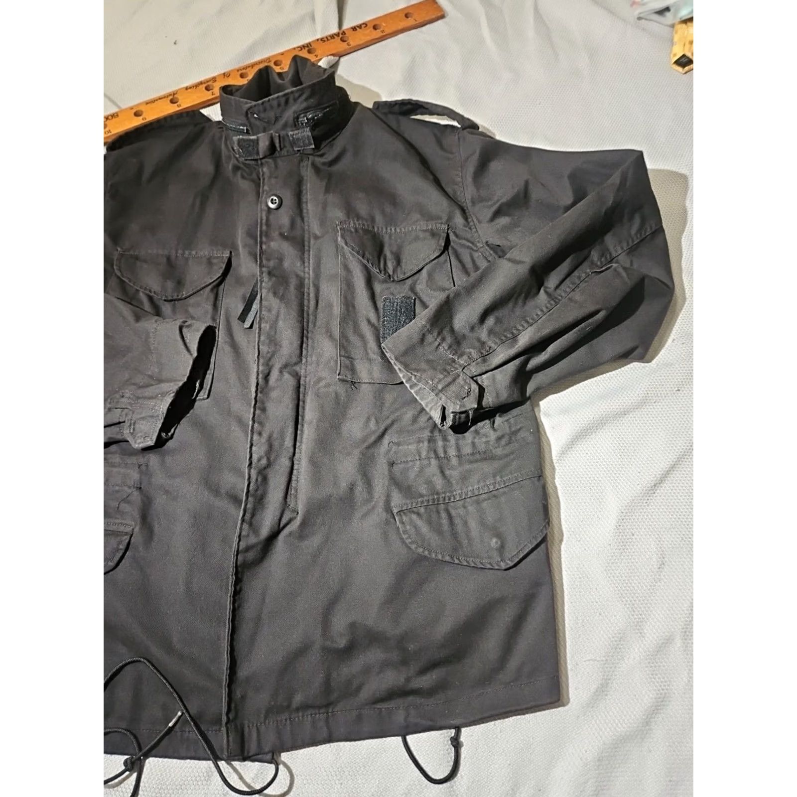 Harley Davidson VINTAGE Alpha Industries Military Jacket Mens M 1980s Black Harley Davidson Field Jacket Mens Size US M / EU 48-50 / 2 - 4 Thumbnail