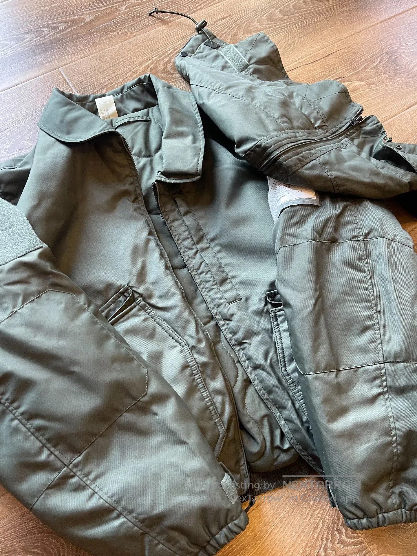 N.Hoolywood N.HOOLYWOOD x Alpha Hooded Flight Jacket. Size US M / EU 48-50 / 2 - 5 Thumbnail