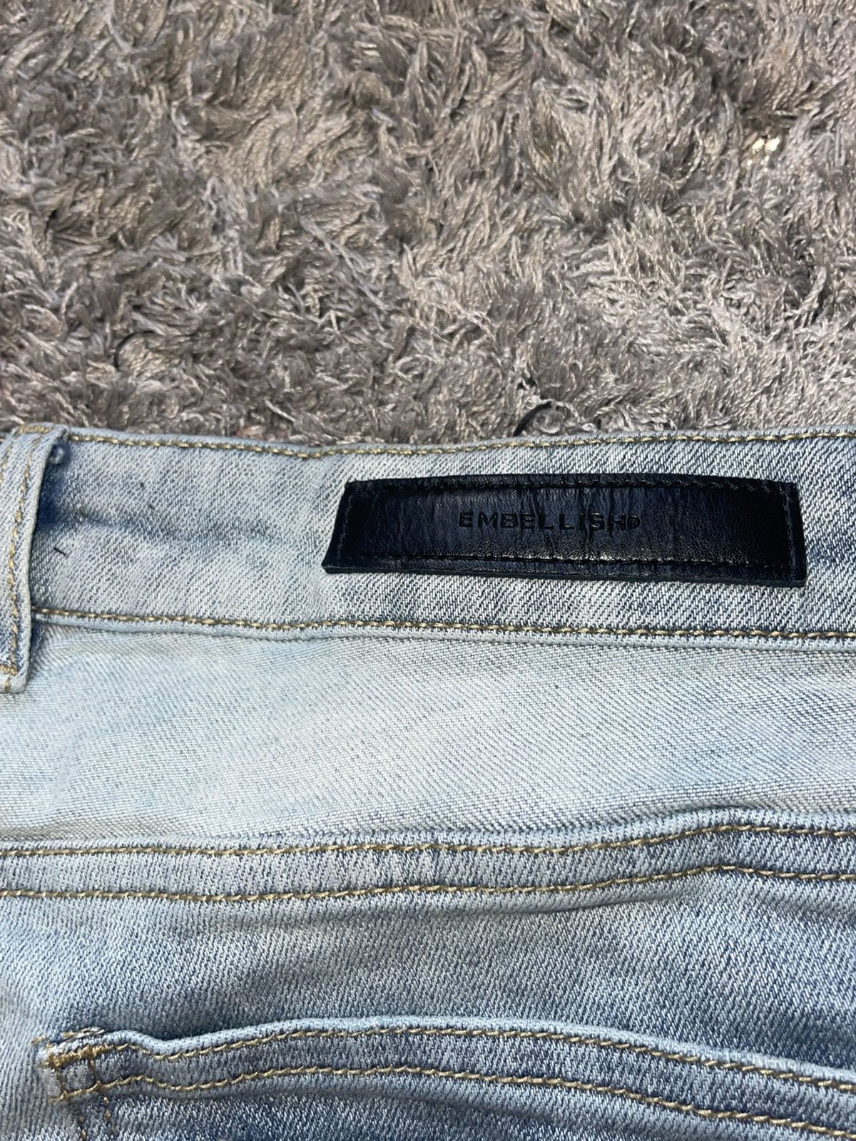 Embellish Blue washed faded EMBELISH JEANS Size US 36 / EU 52 - 4 Thumbnail
