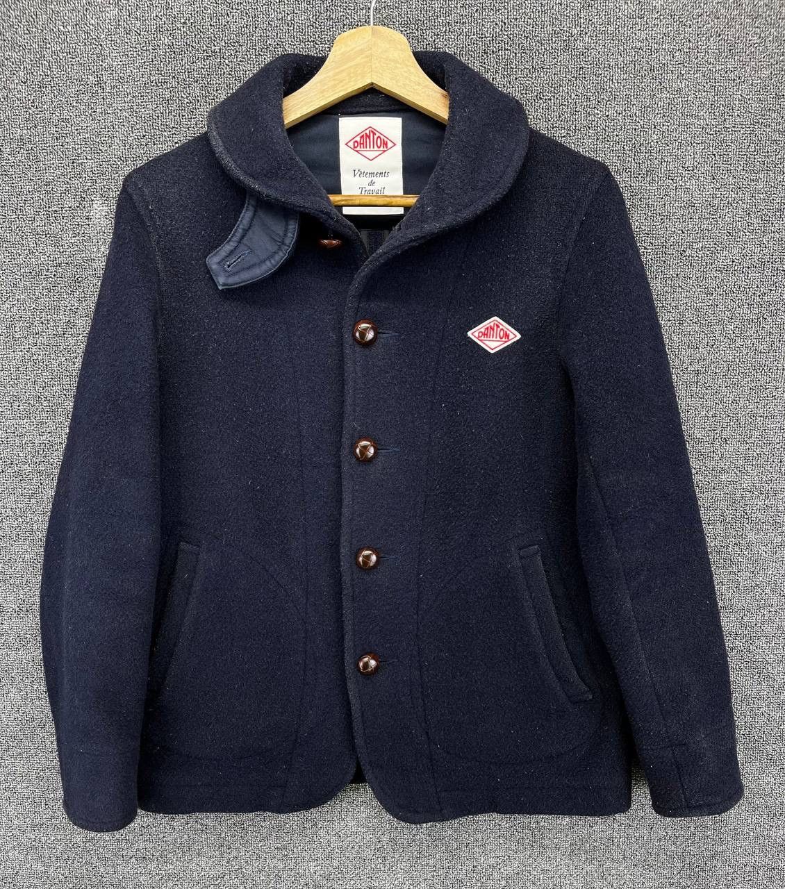Danton Vintage Danton Rare Fleece Wool Button Up Jacket Size XS / US 0-2 / IT 36-38 - 1 Thumbnail