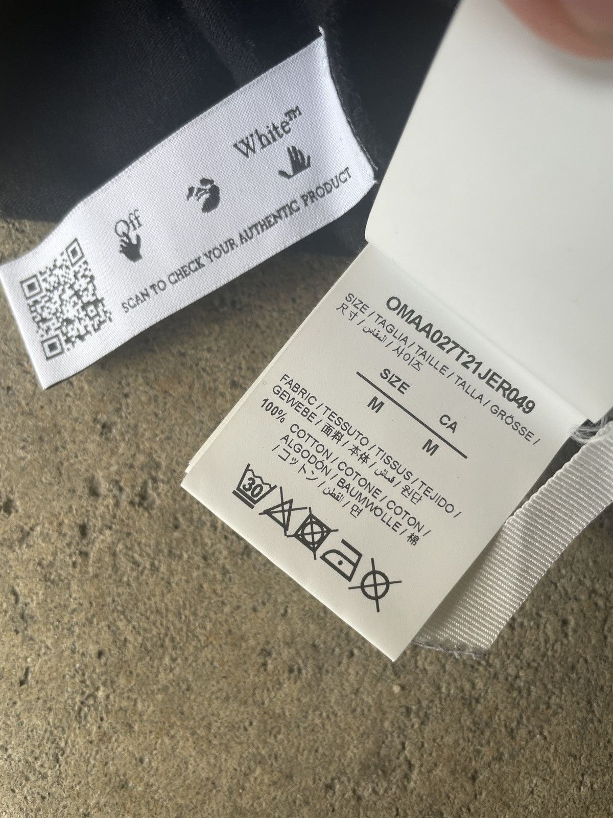 Off-White 2021 Virgil Abloh Off White “Imaginary TV” T-Shirt Size US M / EU 48-50 / 2 - 5 Thumbnail