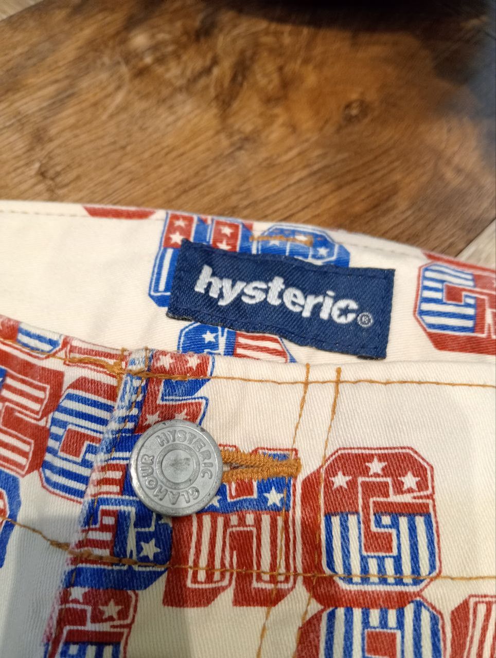 Hysteric Glamour RARE HYSTERIC GLAMOUR VINTAGE LOGO PRINT FLARED PANTS Size US 32 / EU 48 - 7 Thumbnail