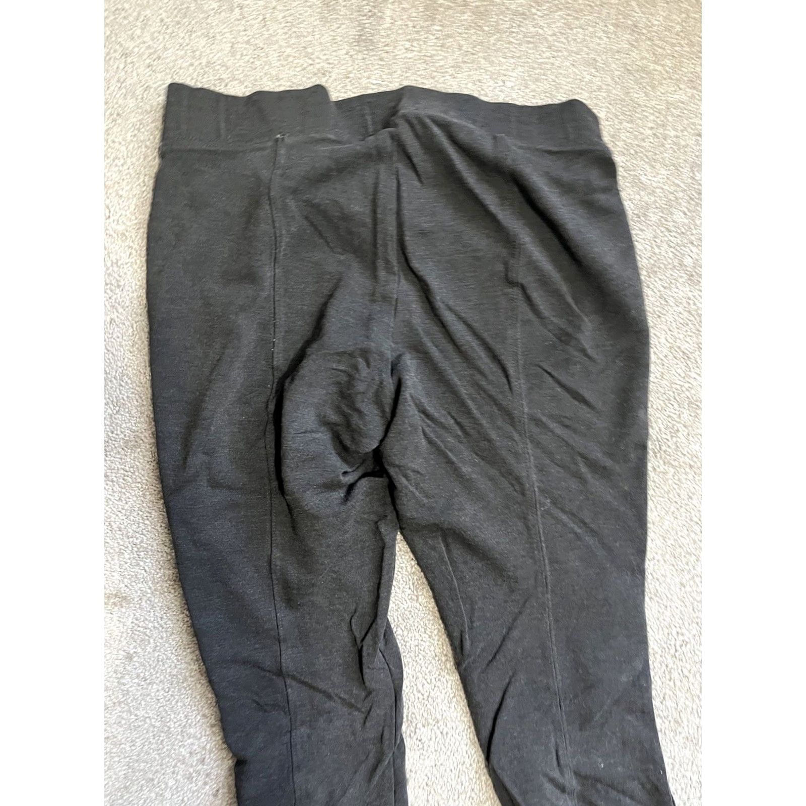 Old Navy Old Navy Stevie Straight Pants Womens PM High Rise Pull On Gray dark gray Nylon Rayon Spandex Ankle Pockets Stretch Jeans XS? Size 32" / US 10 / IT 46 - 4 Thumbnail